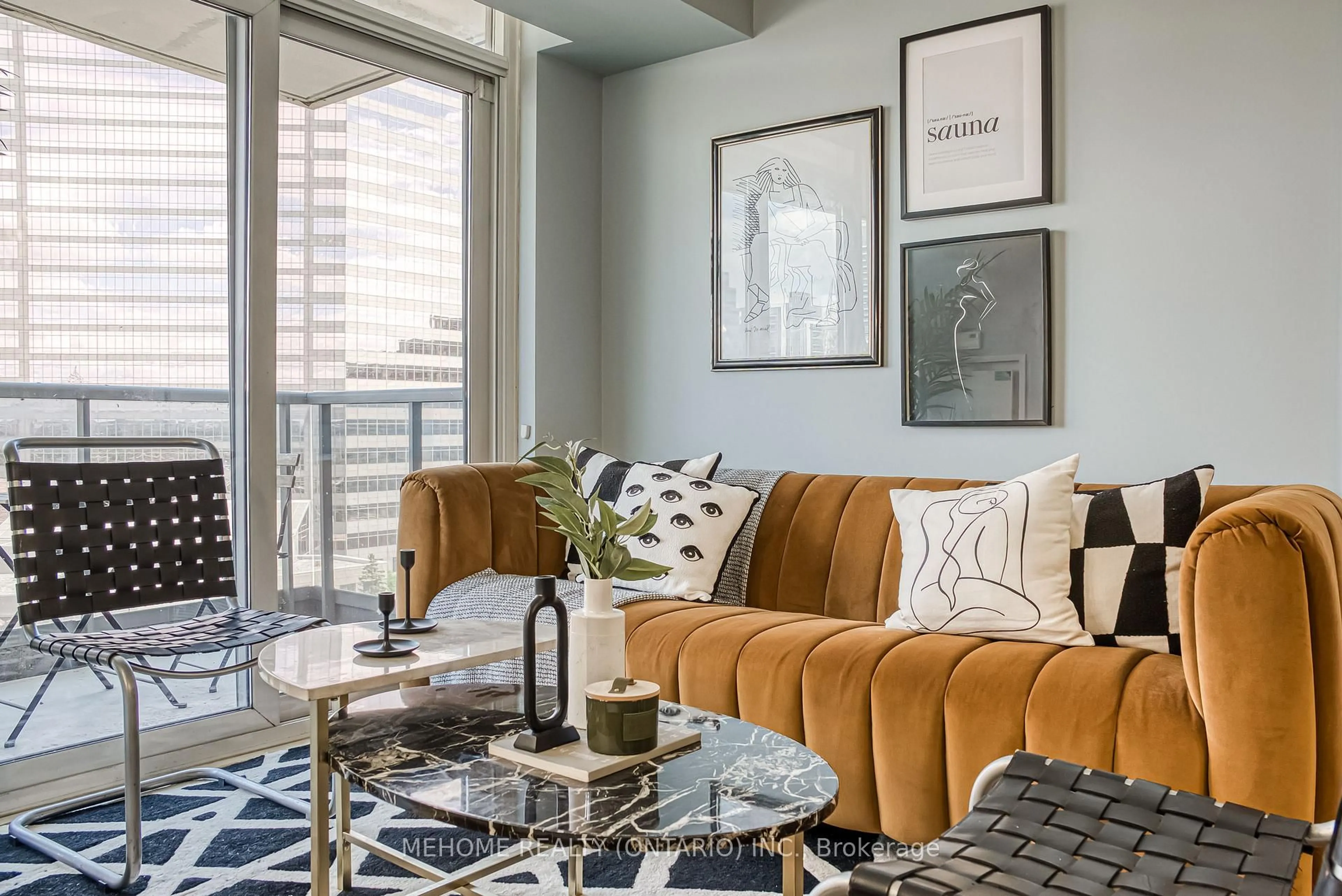 Living room with furniture, unknown for 25 Greenview Ave #1025, Toronto Ontario M2M 0A5