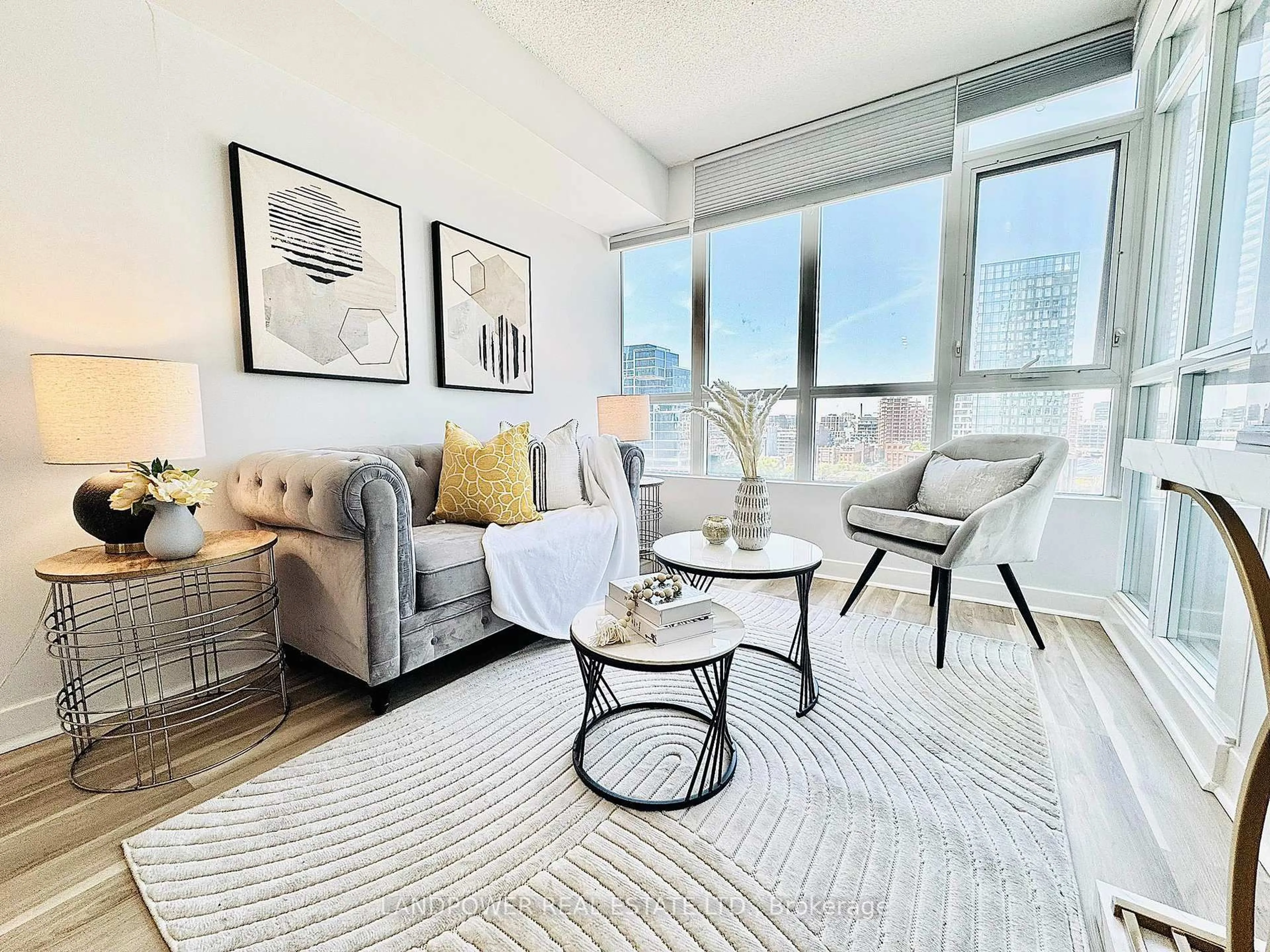 Living room with furniture, unknown for 10 Capreol Crt #1503, Toronto Ontario M5V 4B3