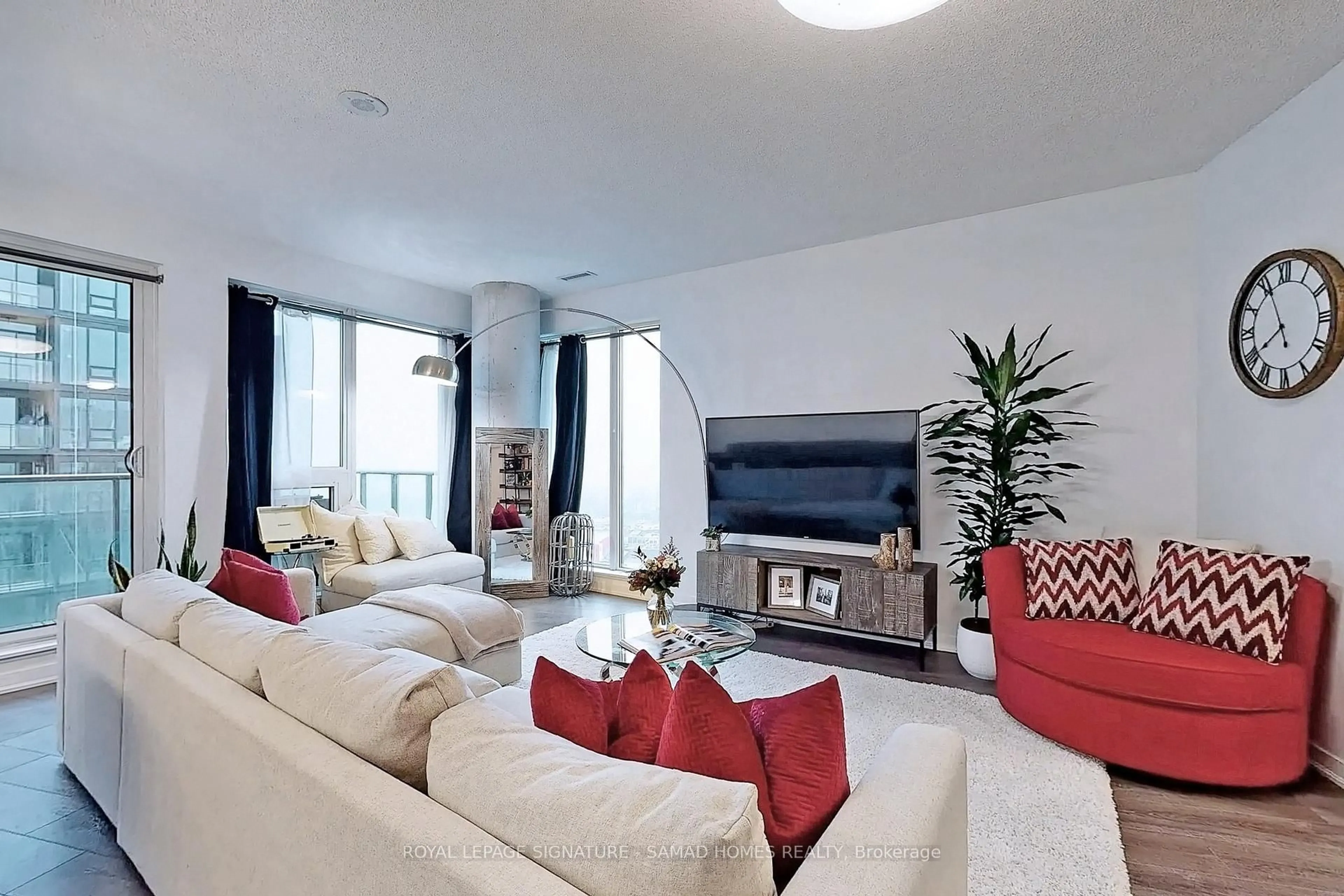 Living room with furniture, unknown for 150 East Liberty St #2813, Toronto Ontario M6K 3R5