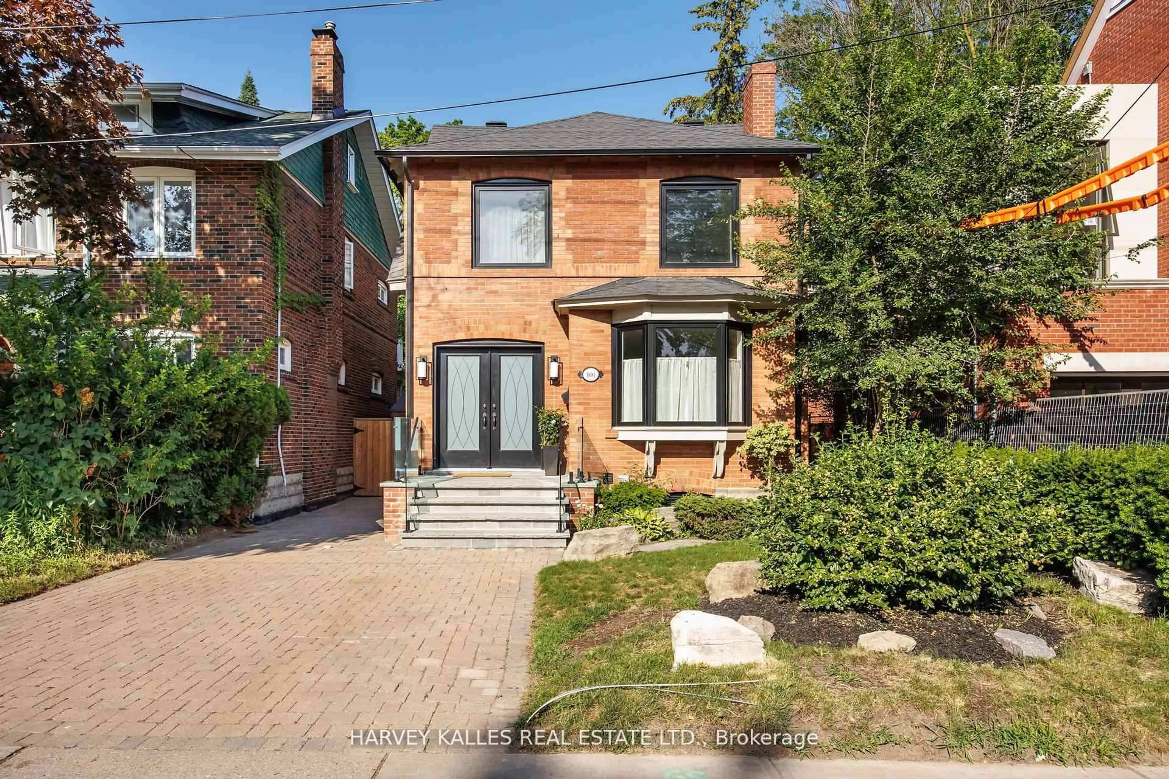 Home with brick exterior material, street for 101 Clifton Rd, Toronto Ontario M4T 2G3