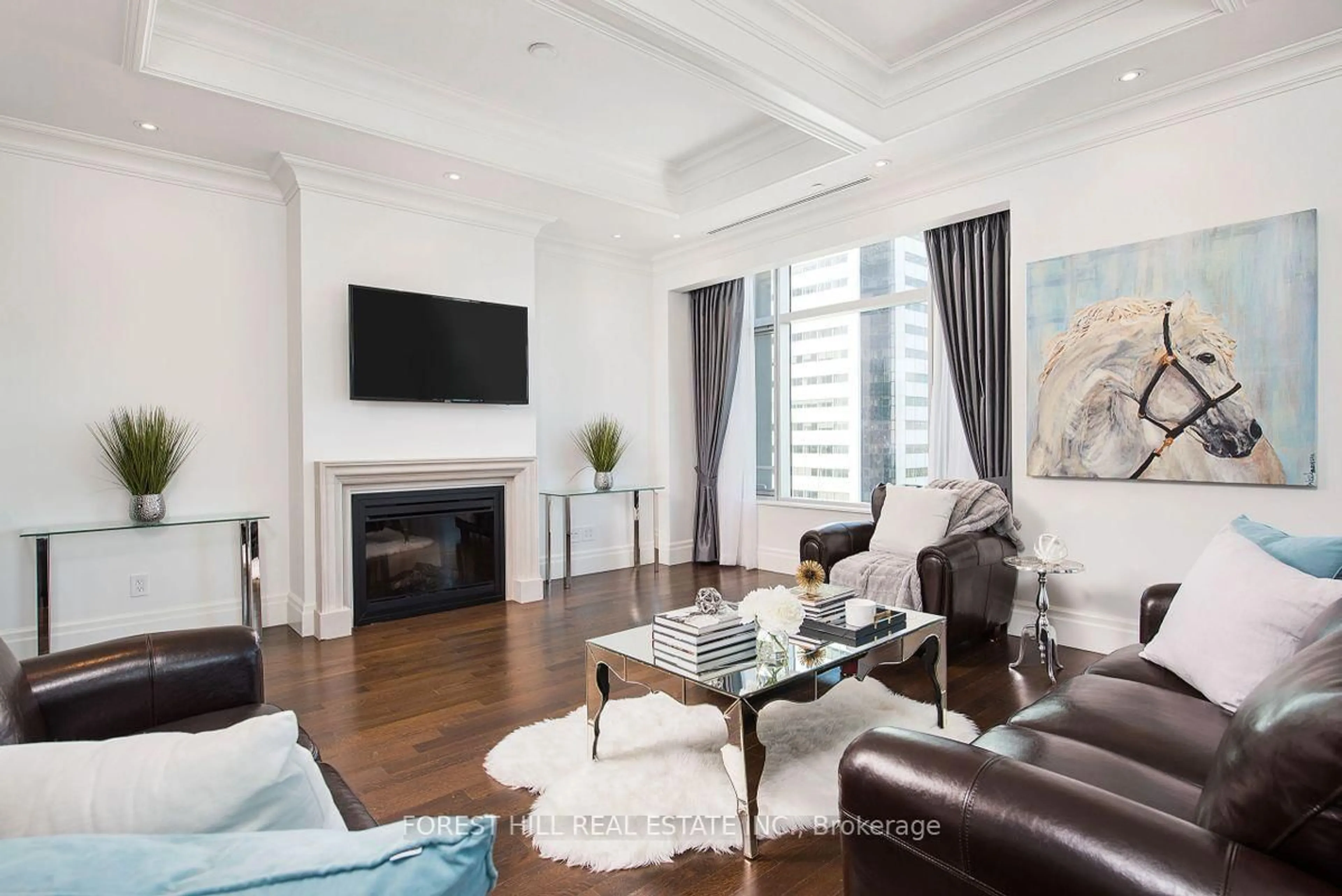 Living room with furniture, unknown for 311 Bay St #4601, Toronto Ontario M5H 4G5