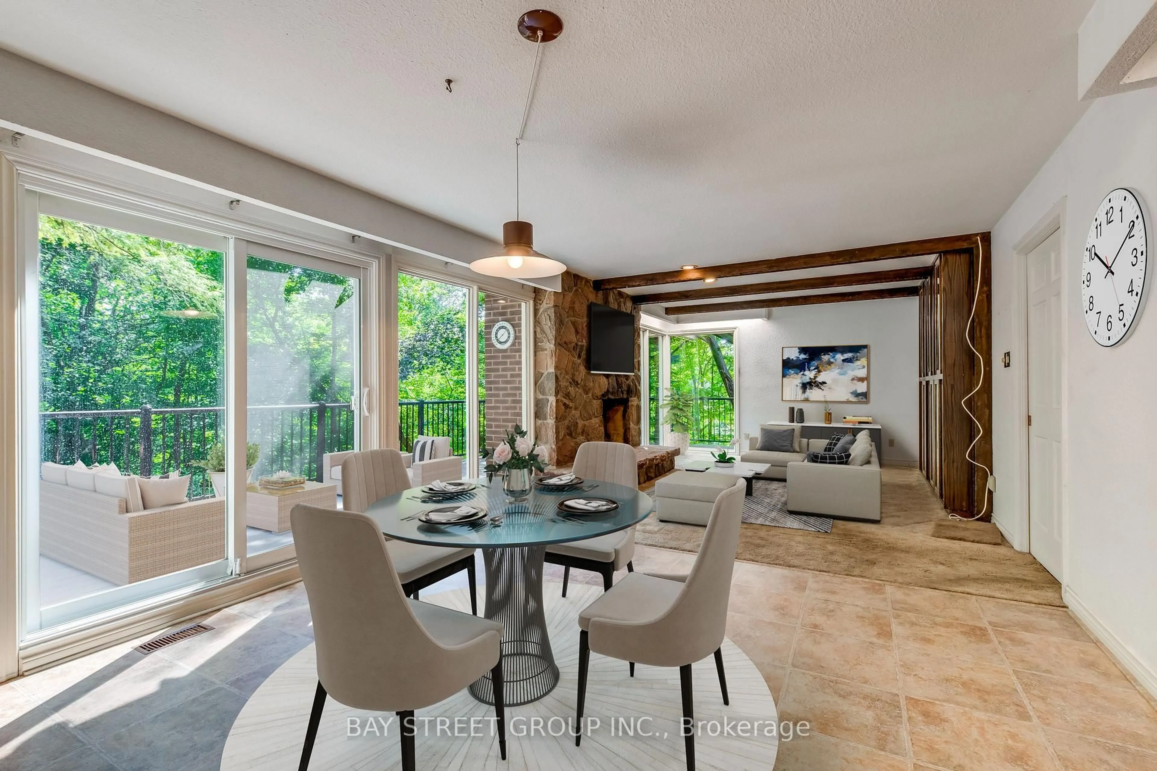 Dining room, ceramic/tile floor for 7 Mylesview Pl, Toronto Ontario M2N 2M7