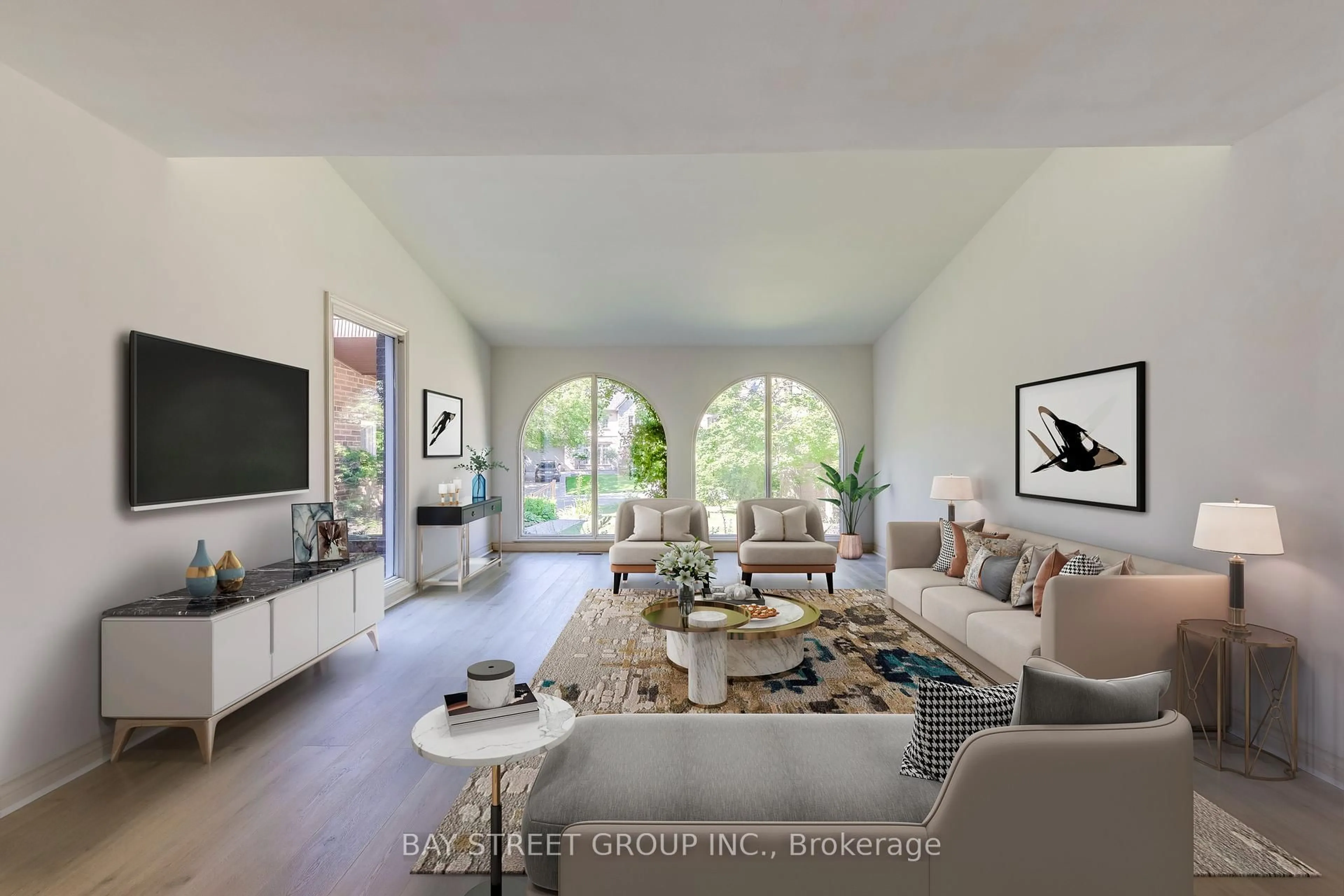 Living room with furniture, unknown for 7 Mylesview Pl, Toronto Ontario M2N 2M7