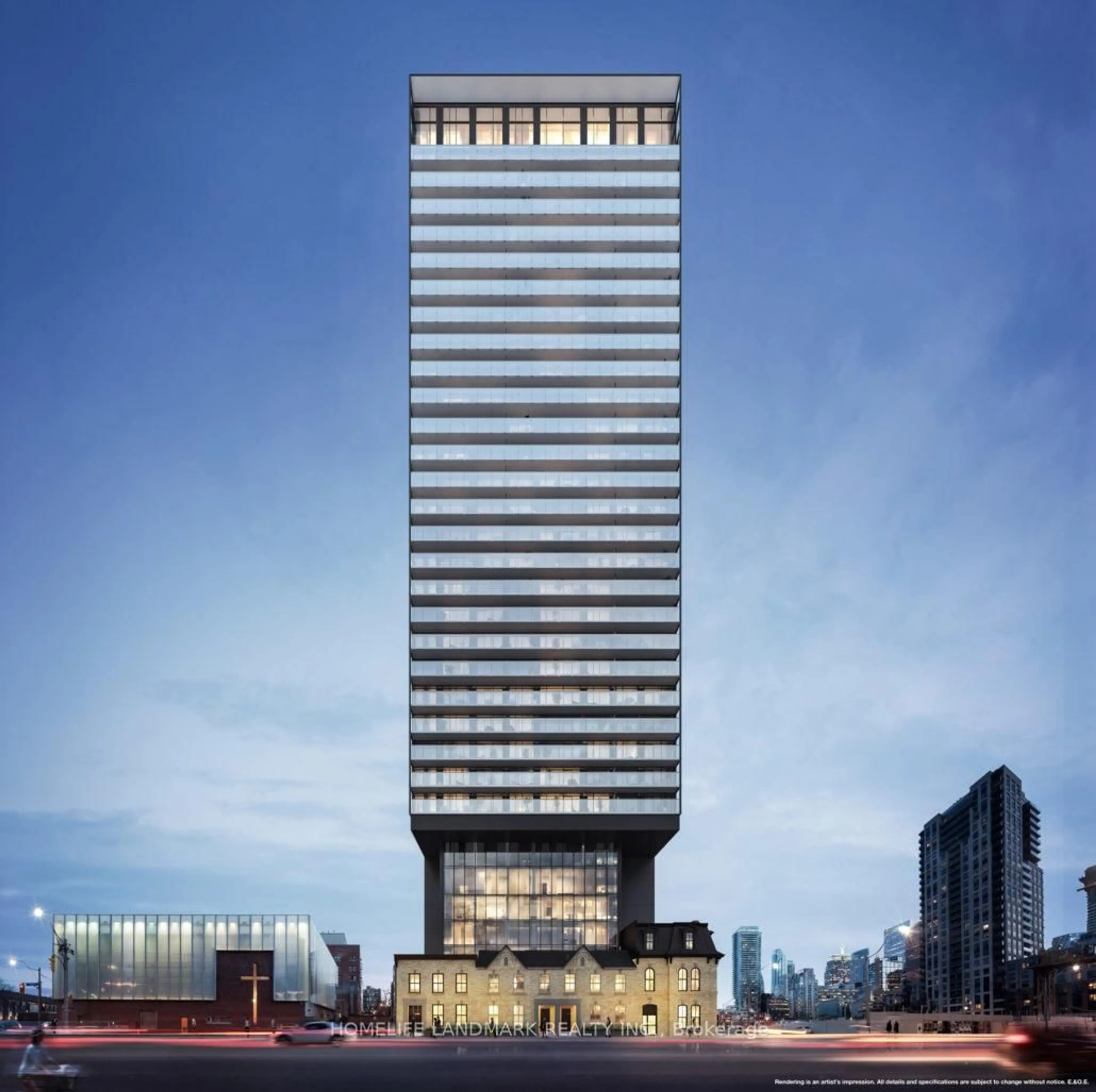 Indoor foyer for 47 Mutual St #2008, Toronto Ontario M5B 0C6