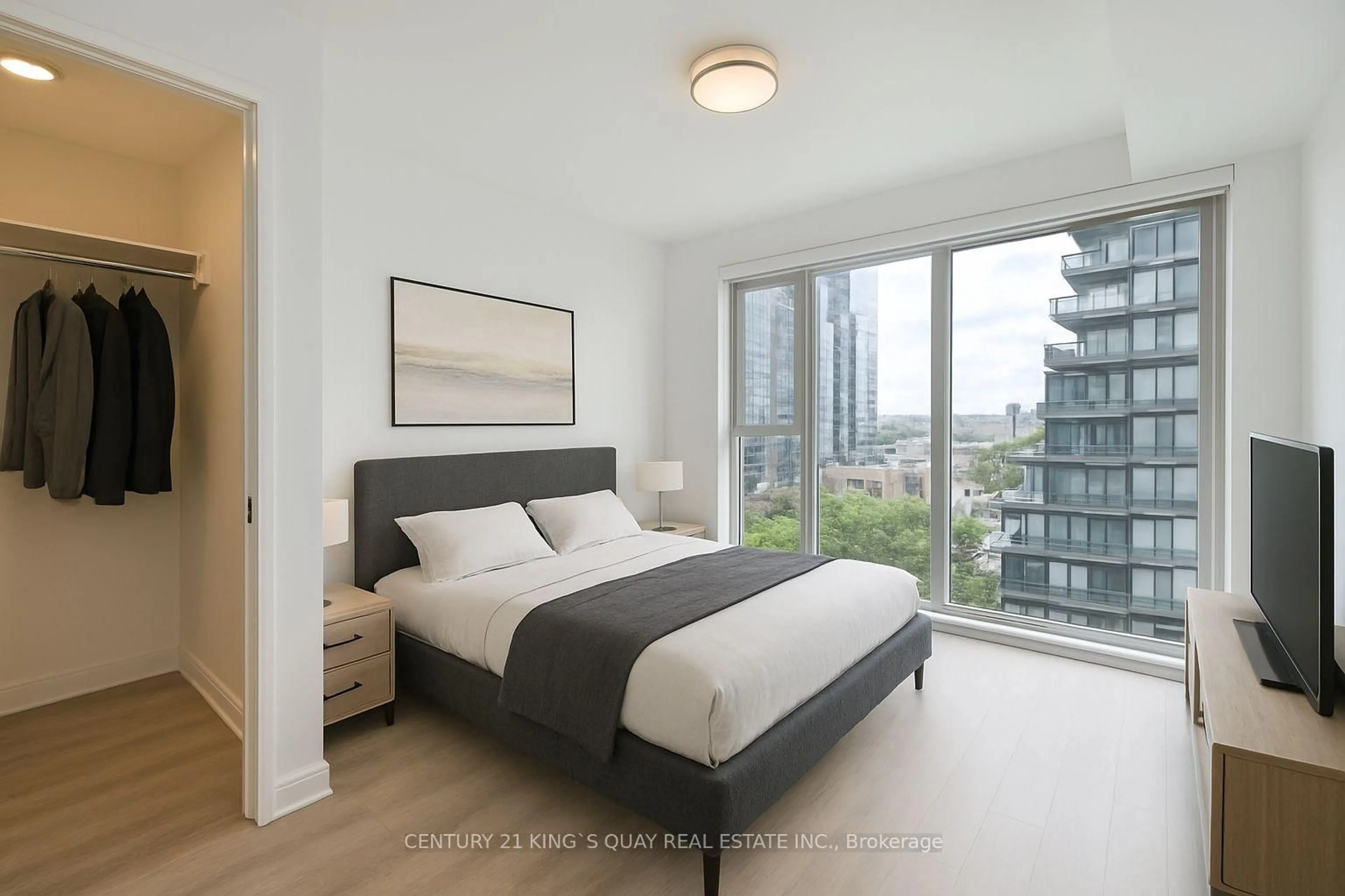 Bedroom with bed, unknown for 20 Inn On The Park Dr #1132, Toronto Ontario M3C 0P8