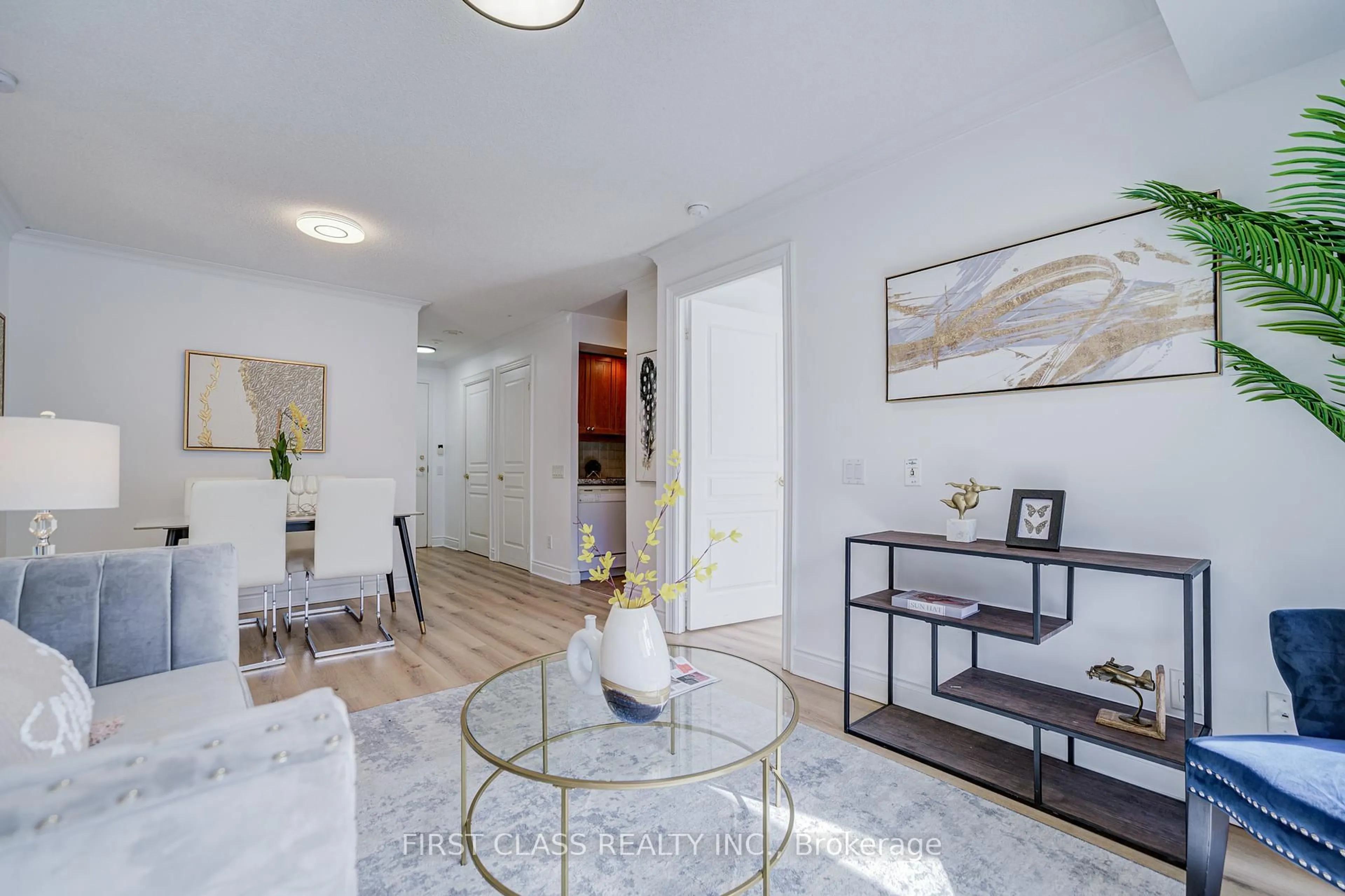 Living room with furniture, unknown for 10 Northtown Way #408, Toronto Ontario M2N 7L4