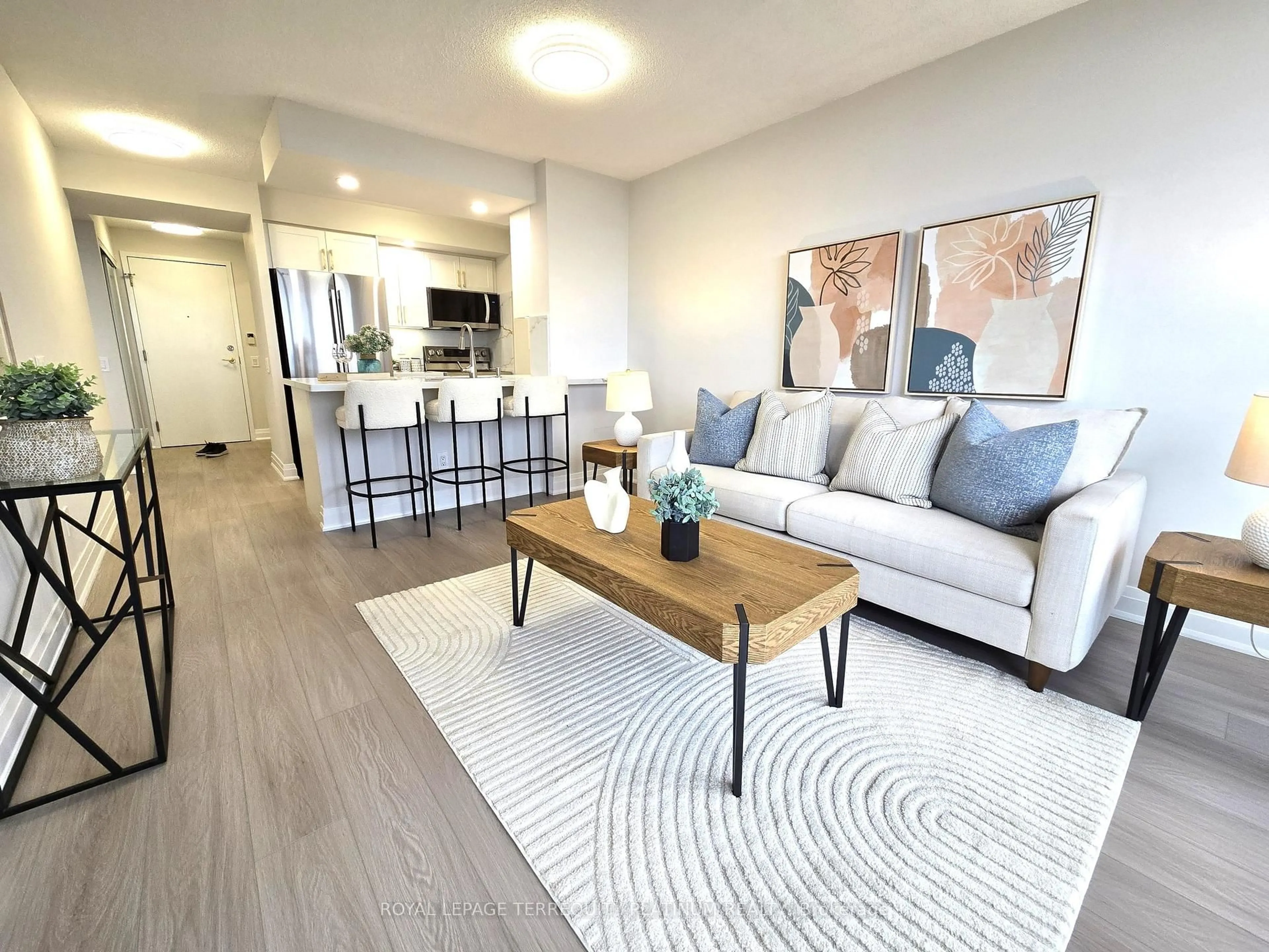 Living room with furniture, unknown for 10 Northtown Way #2013, Toronto Ontario M2N 7L4