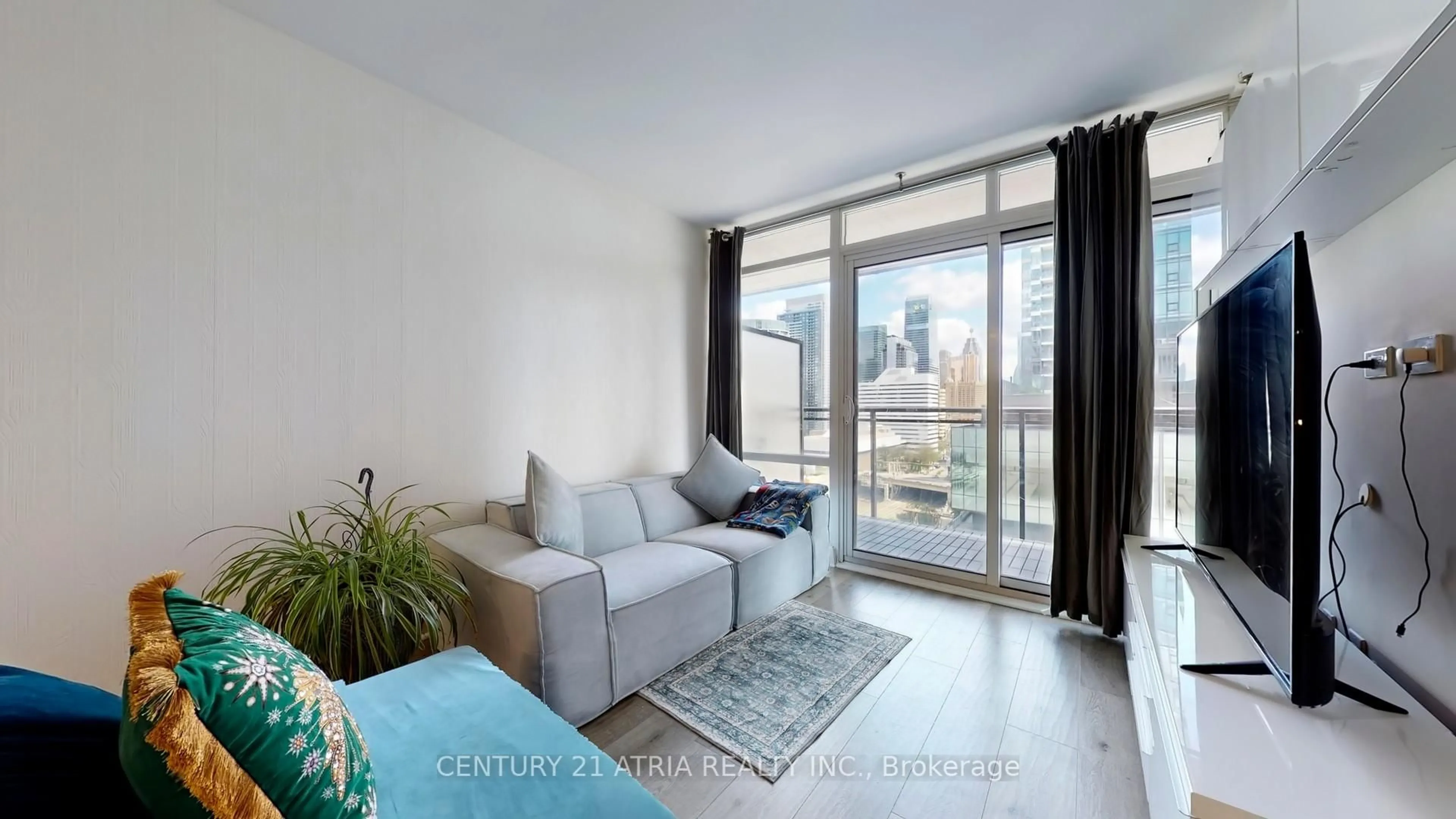 Living room with furniture, unknown for 4K Spadina Ave #1708, Toronto Ontario M5V 3Y9