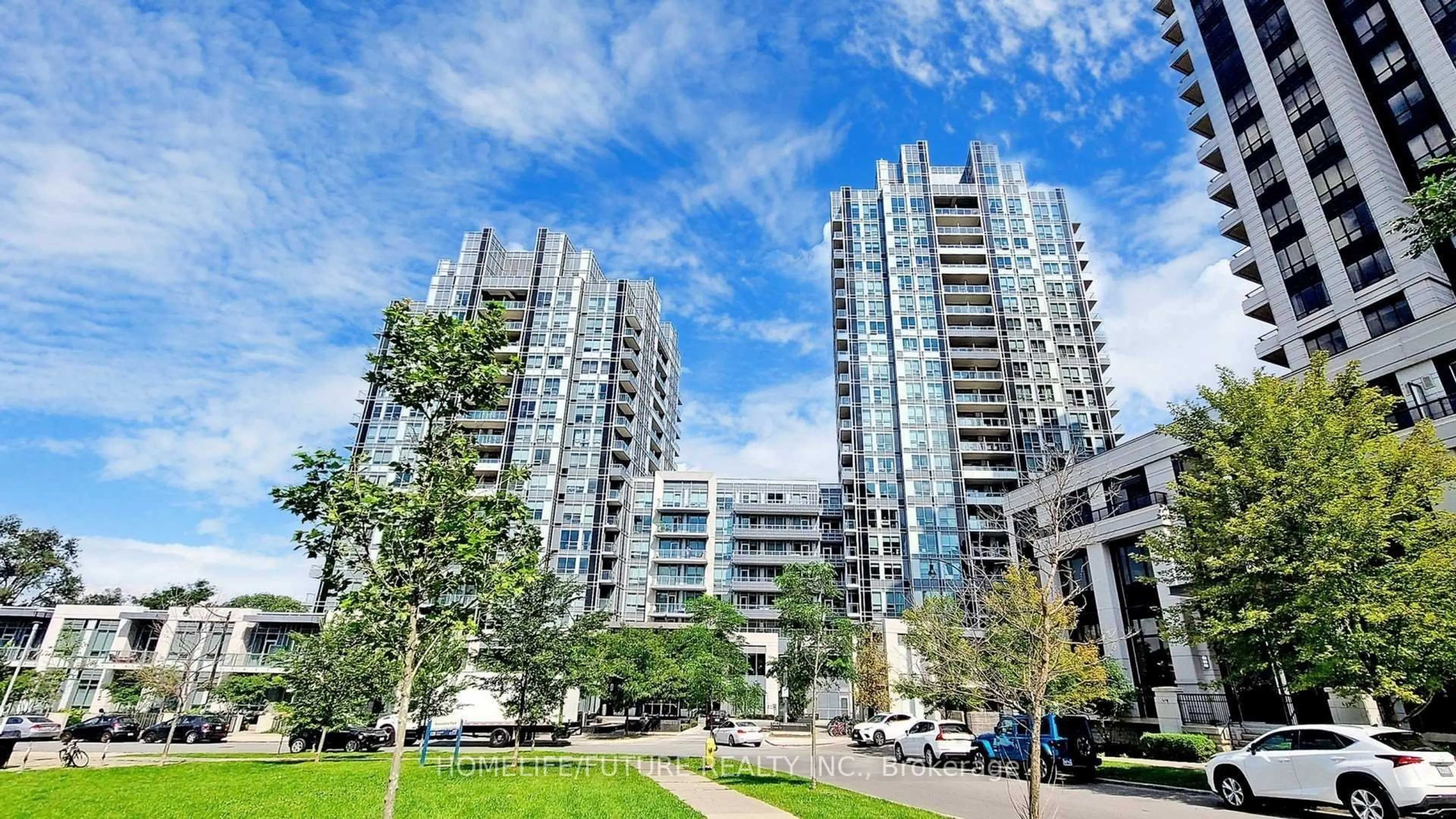A pic from outside/outdoor area/front of a property/back of a property/a pic from drone, unknown for 120 Harrison Garden Blvd #1302, Toronto Ontario M2N 0H1