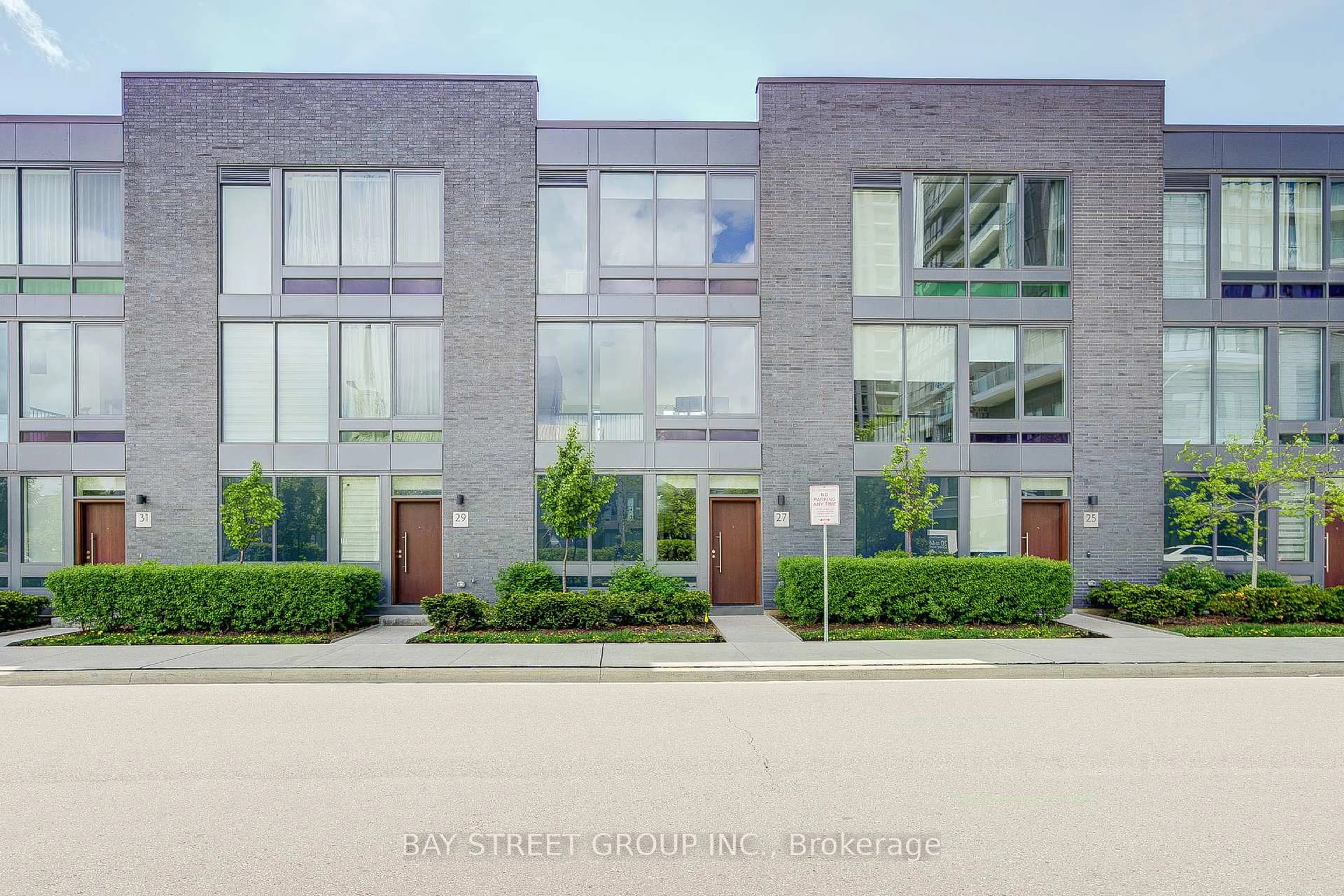 Home with brick exterior material, street for 27 Sonic Way, Toronto Ontario M3C 0P3