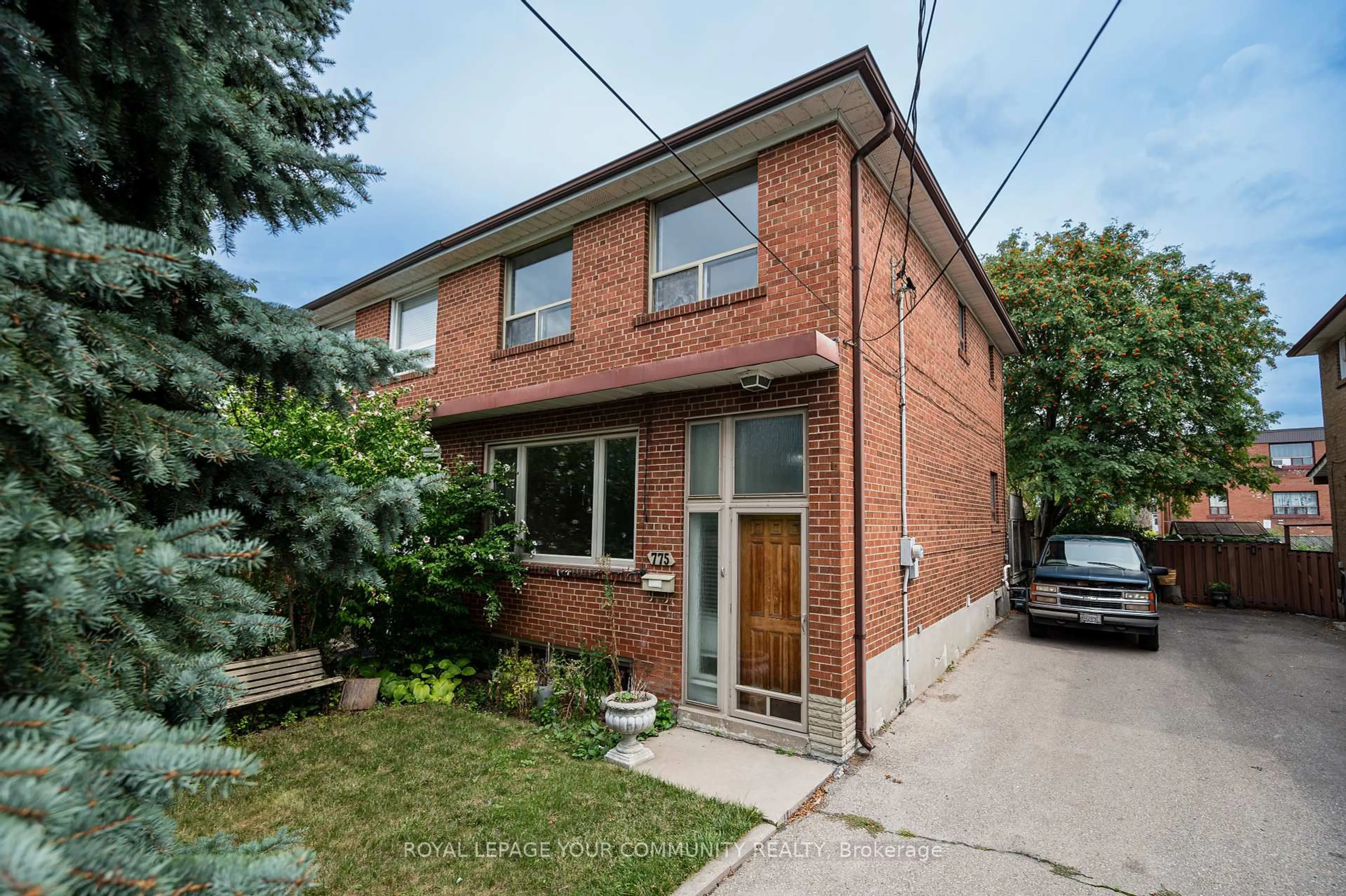 Home with brick exterior material, street for 775 Wilson Heights Blvd, Toronto Ontario M3H 2W1