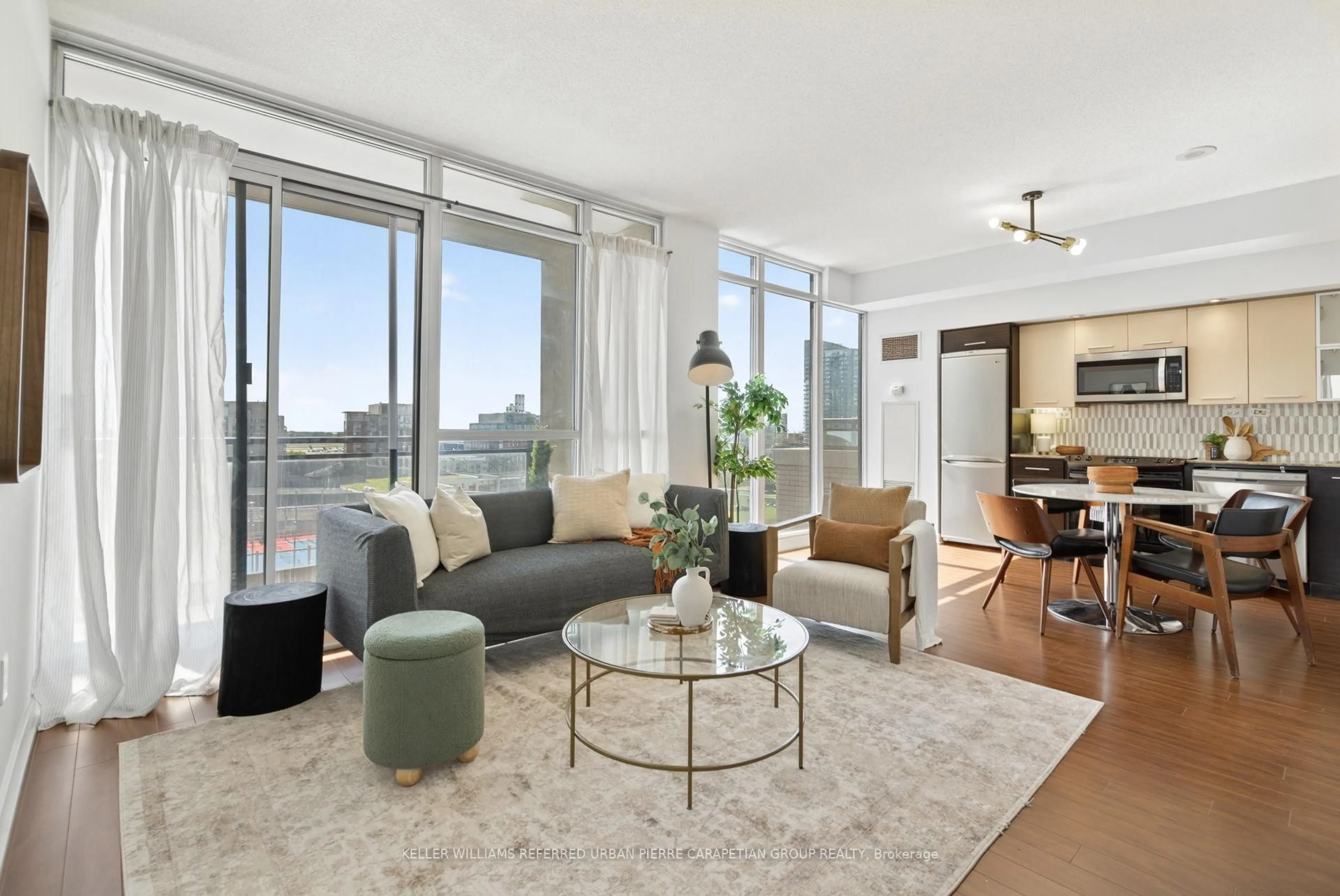 Living room with furniture, unknown for 8 Telegram Mews #803, Toronto Ontario M5V 3Z5
