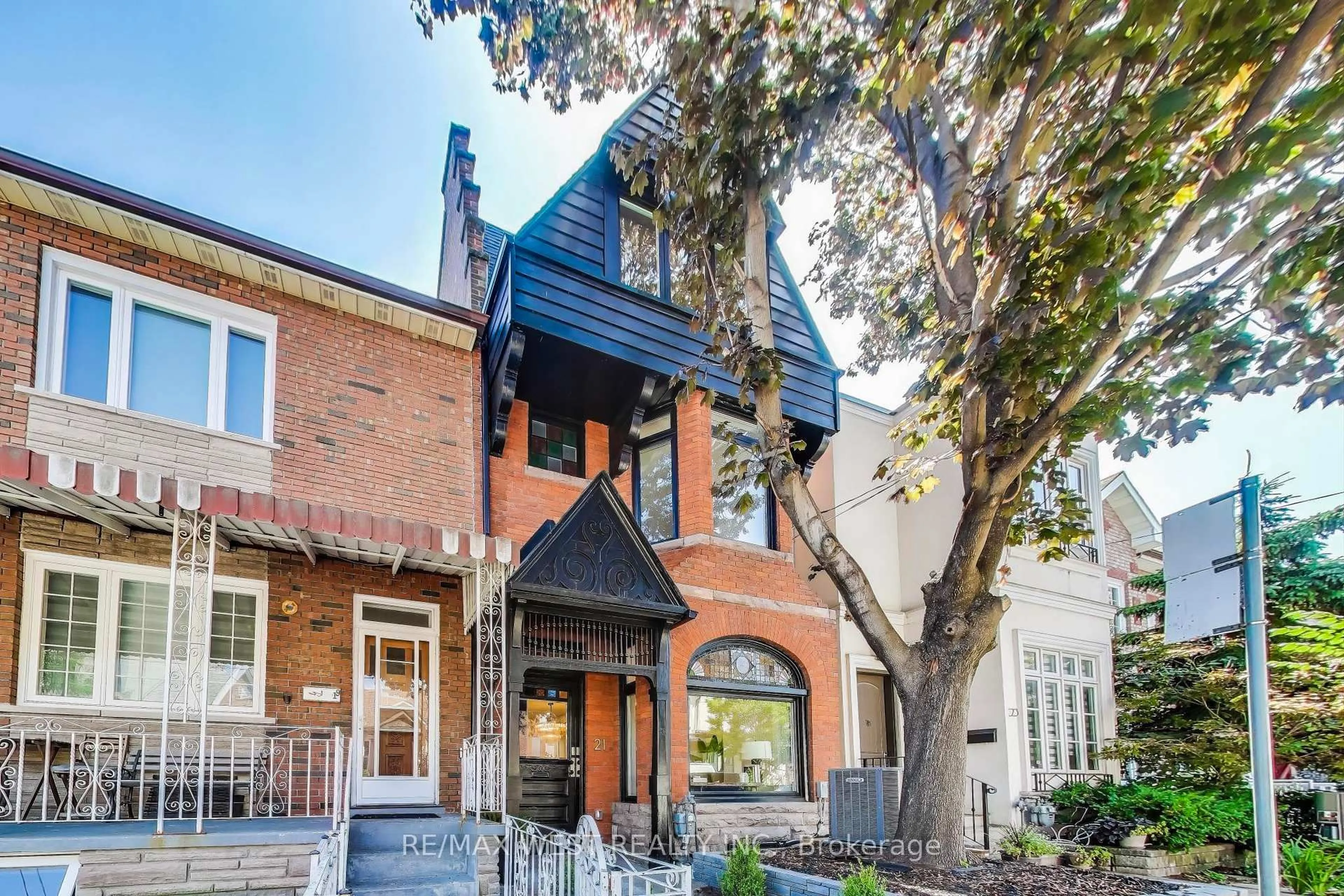 Home with brick exterior material, street for 21 Rolyat St, Toronto Ontario M6J 1S5