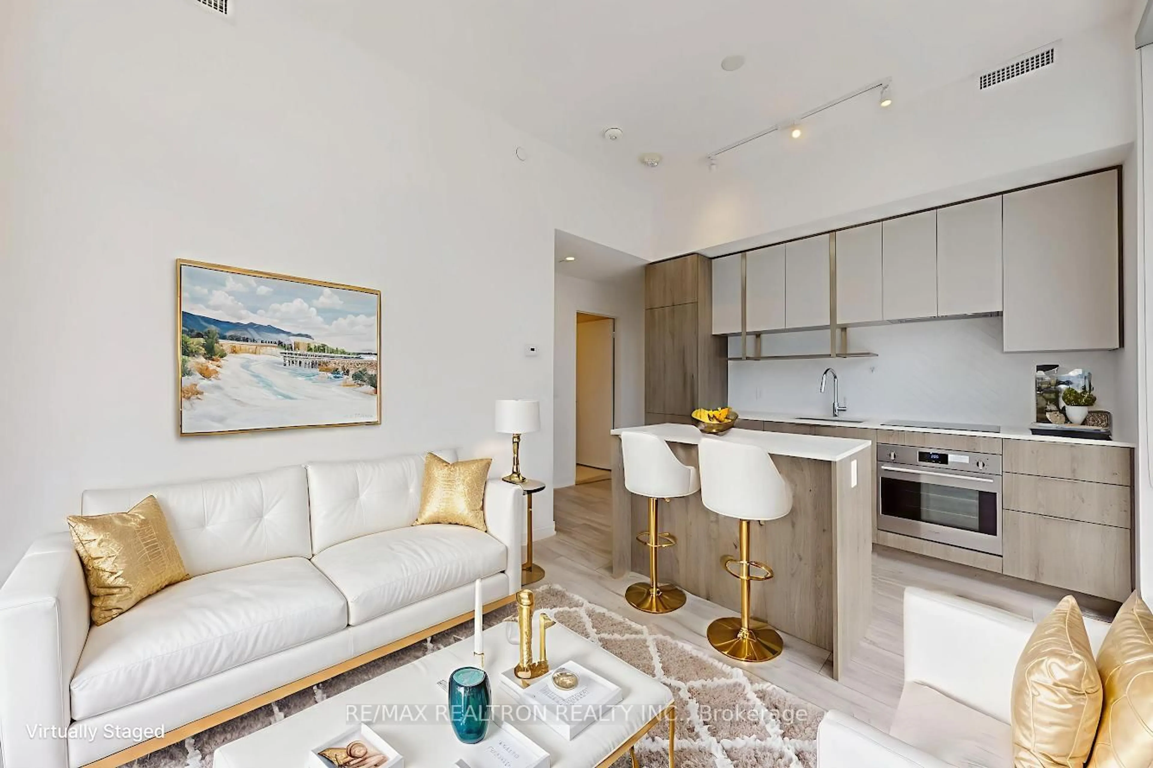 Living room with furniture, unknown for 15 Holmes Ave ##402, Toronto Ontario M2N 0L4