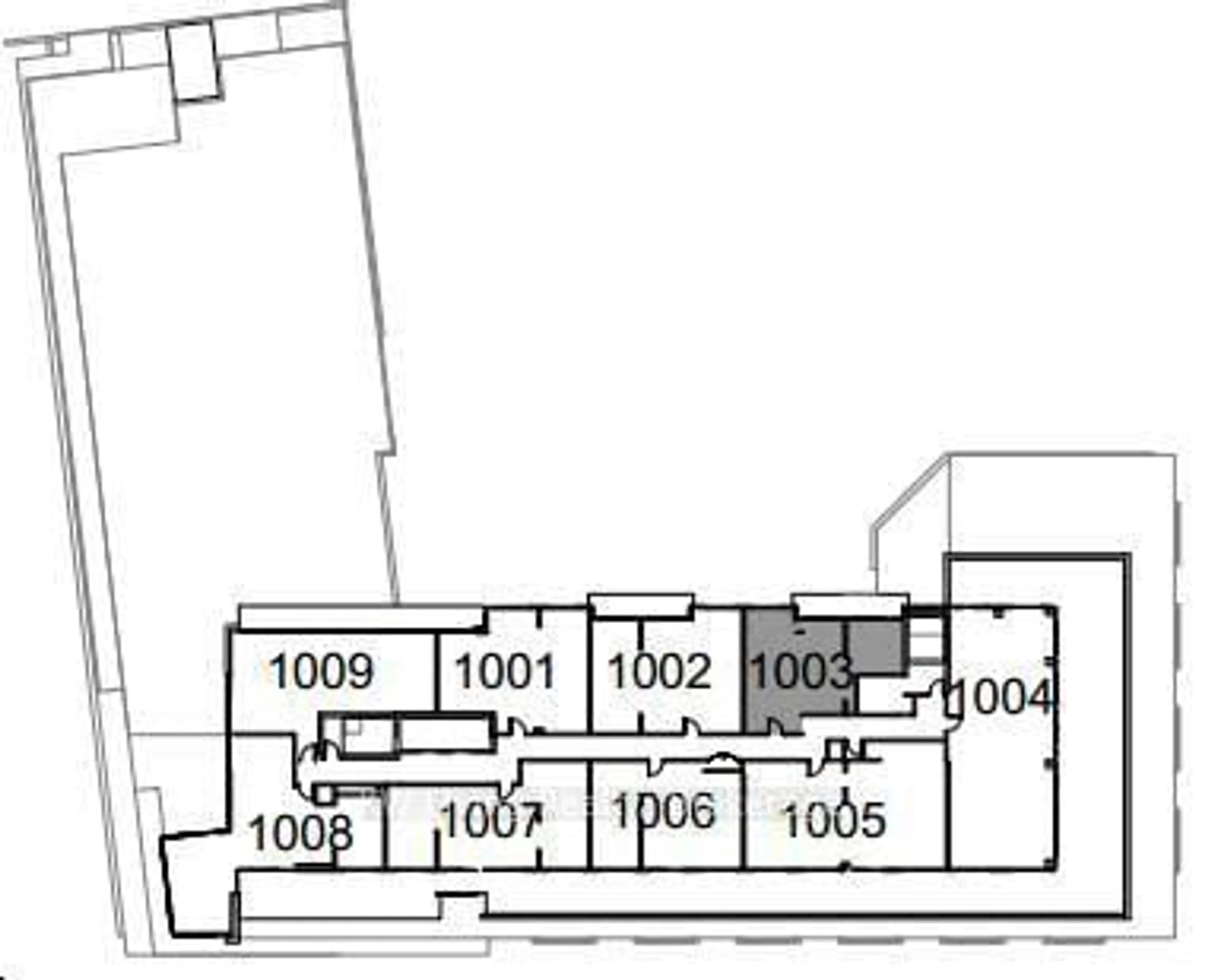 Floor plan for 7 Kenaston Gdns #1003, Toronto Ontario M2K 0E9