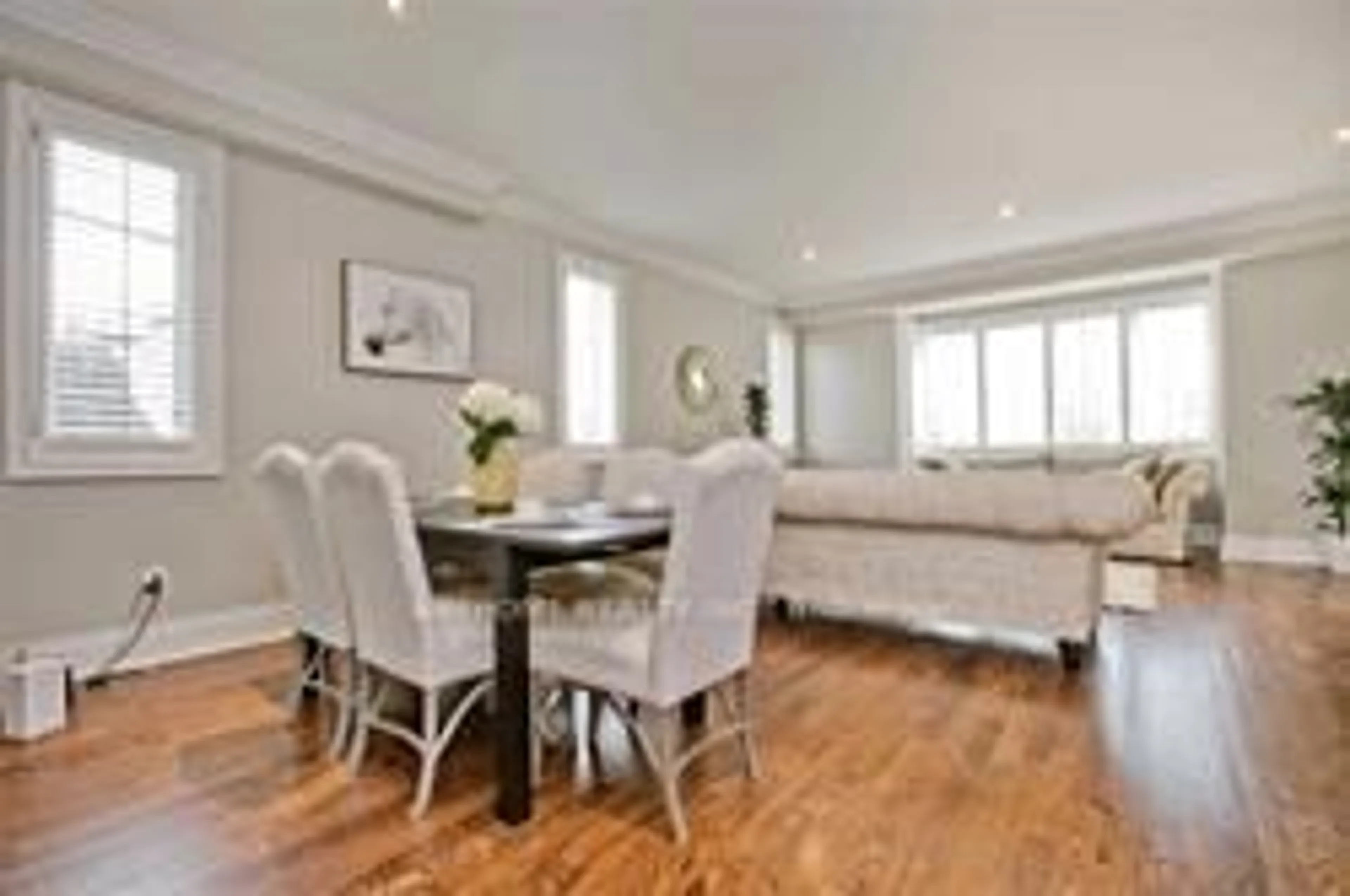 Dining room, wood/laminate floor for 401 Longmore St, Toronto Ontario M2N 5C2