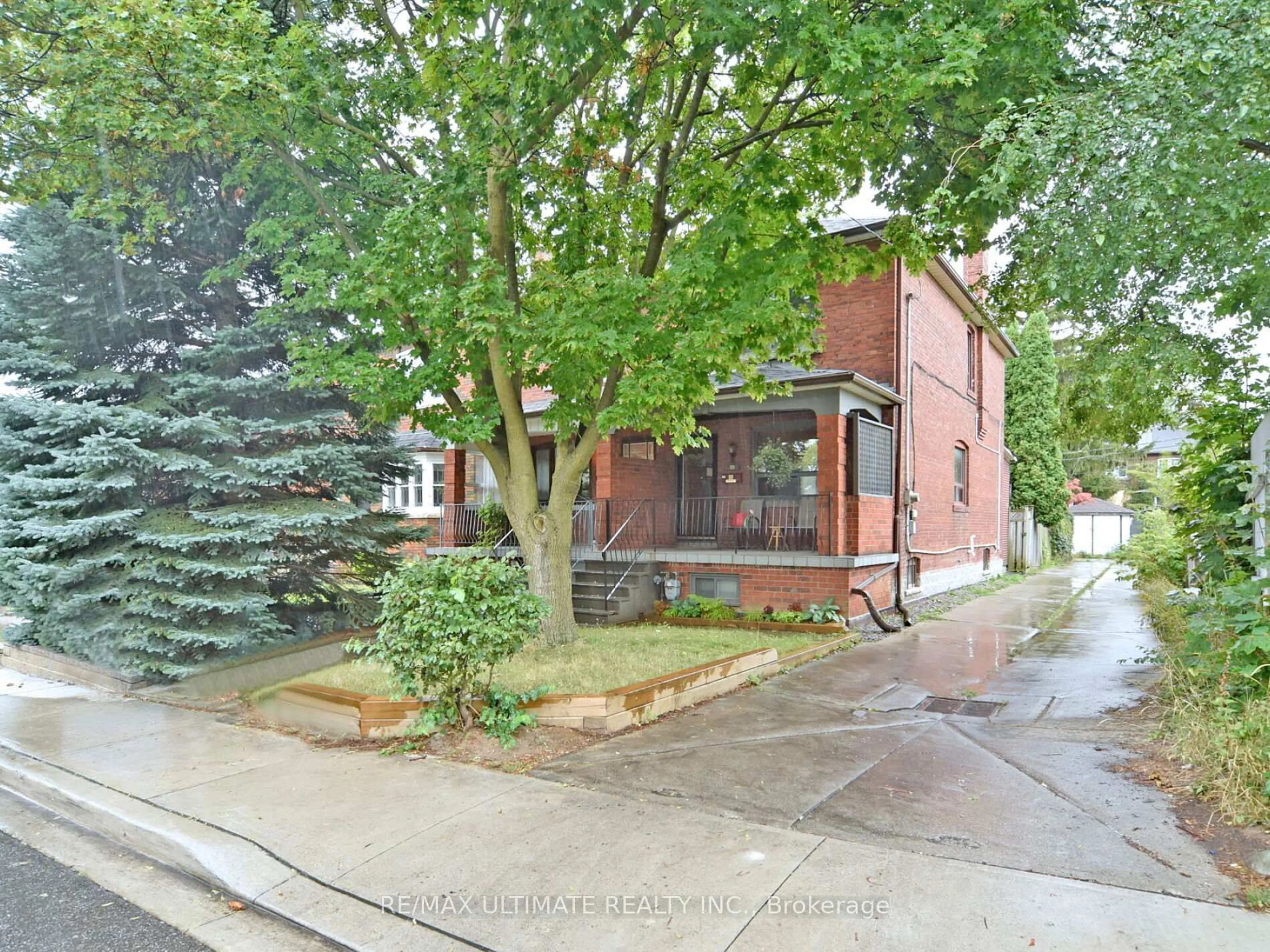 Home with brick exterior material, street for 86 CHERRYWOOD Ave, Toronto Ontario M6C 2X3