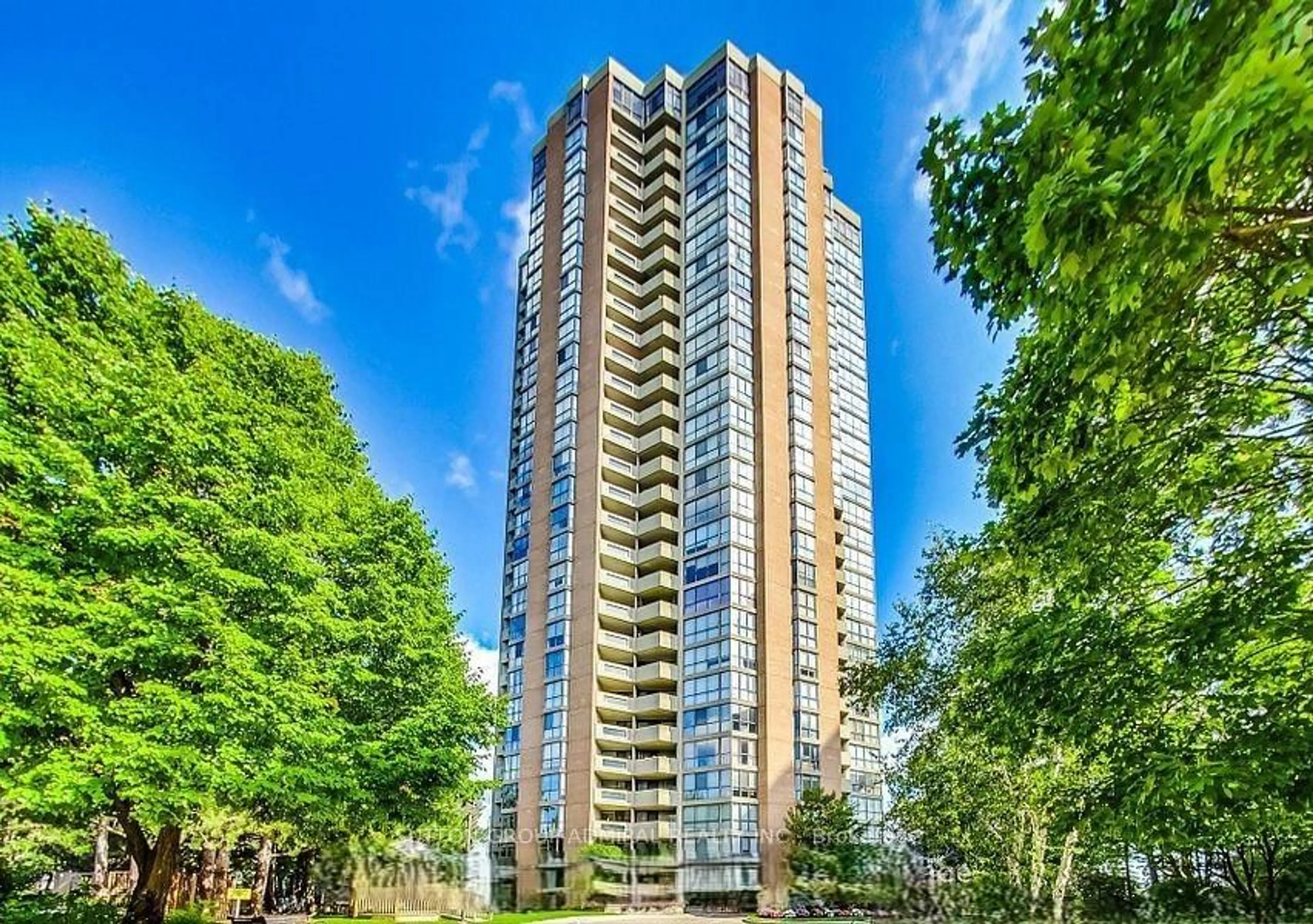 A pic from outside/outdoor area/front of a property/back of a property/a pic from drone, building for 85 Skymark Dr #801, Toronto Ontario M2H 3P2