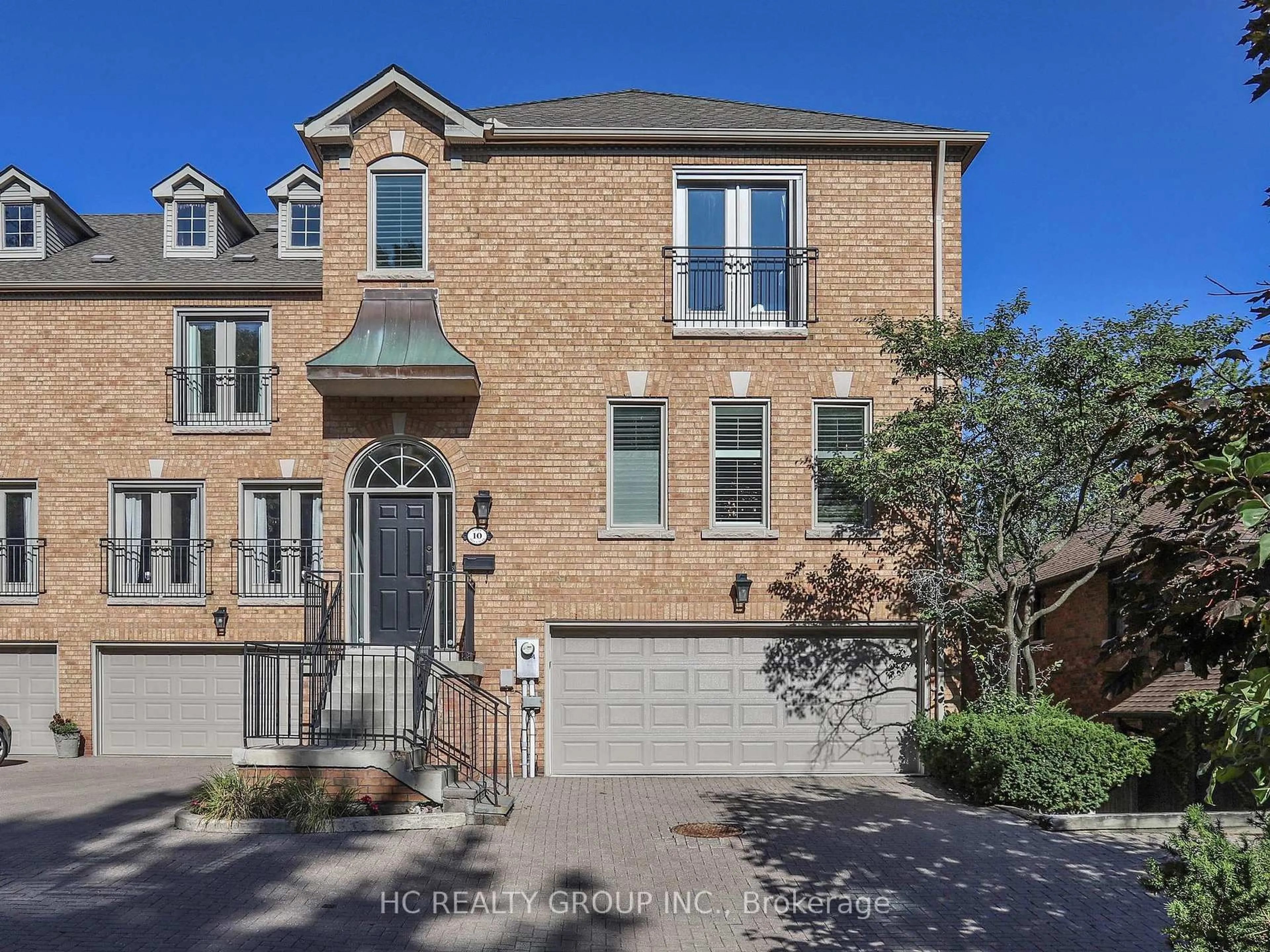 Home with brick exterior material, street for 10 Cole Millway, Toronto Ontario M4N 3P8