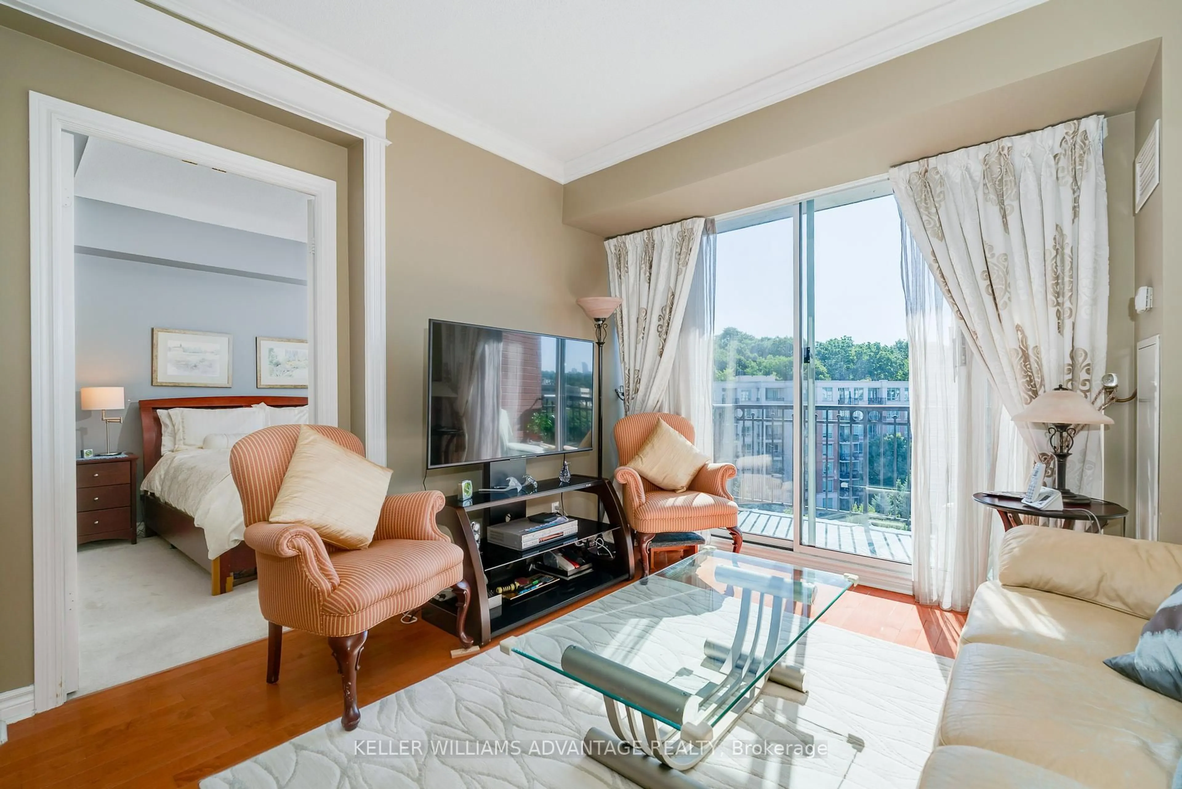 Living room with furniture, unknown for 28 William Carson Cres #PH22, Toronto Ontario M2P 2H1