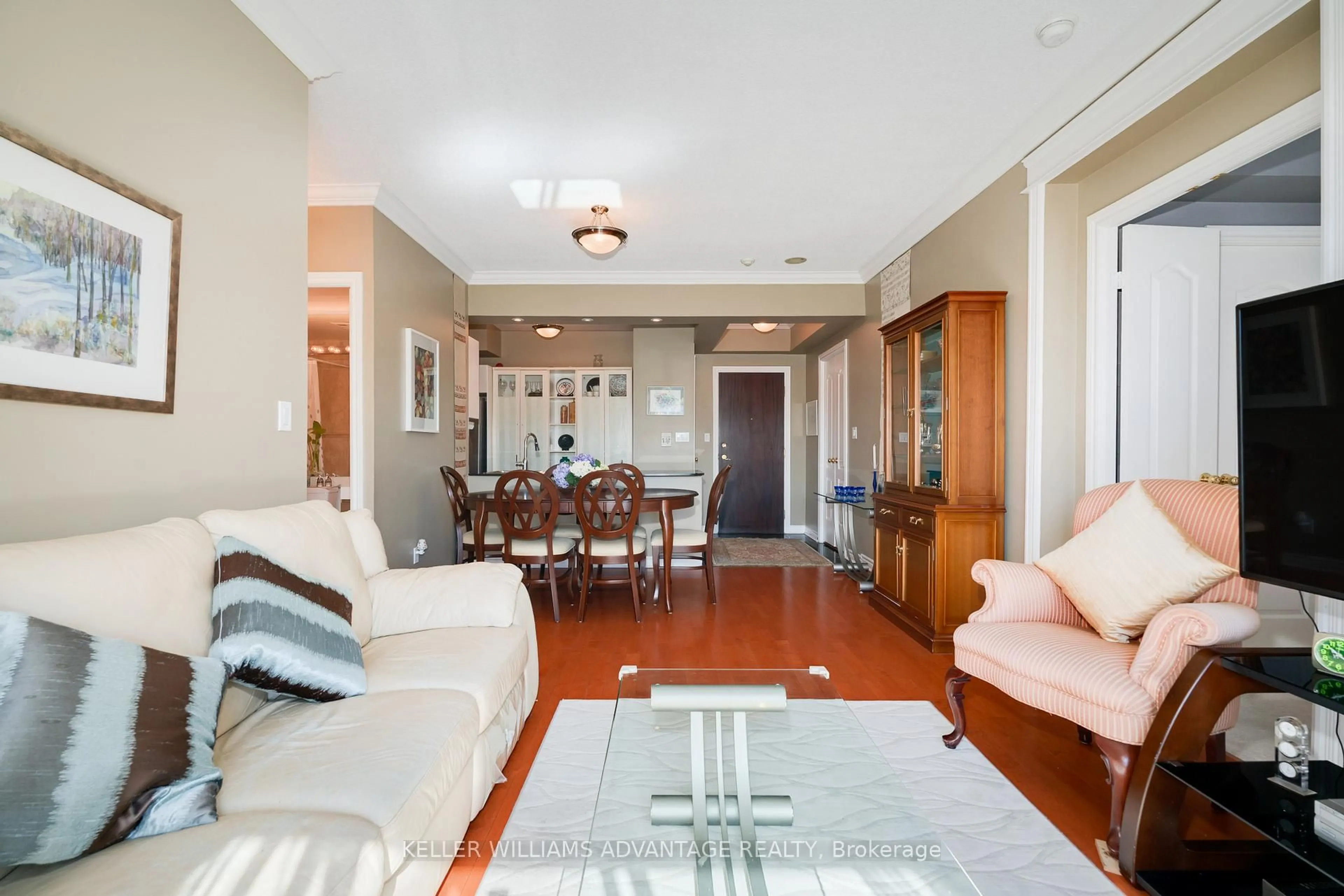 Living room with furniture, unknown for 28 William Carson Cres #PH22, Toronto Ontario M2P 2H1