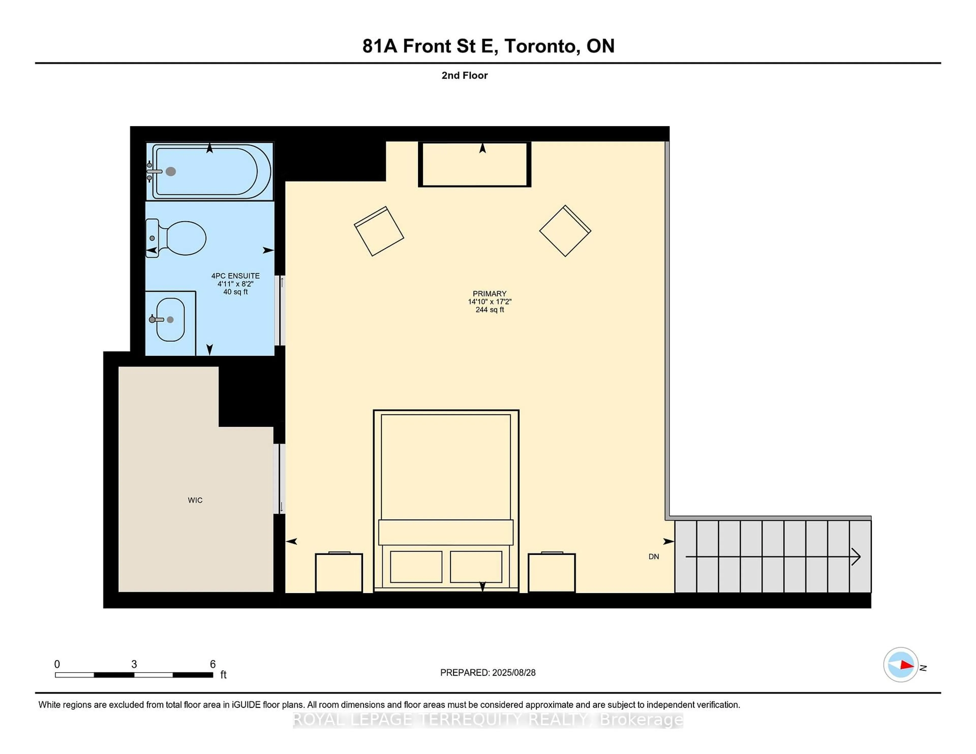 Floor plan for 81 Front St #409, Toronto Ontario M5E 1Z7