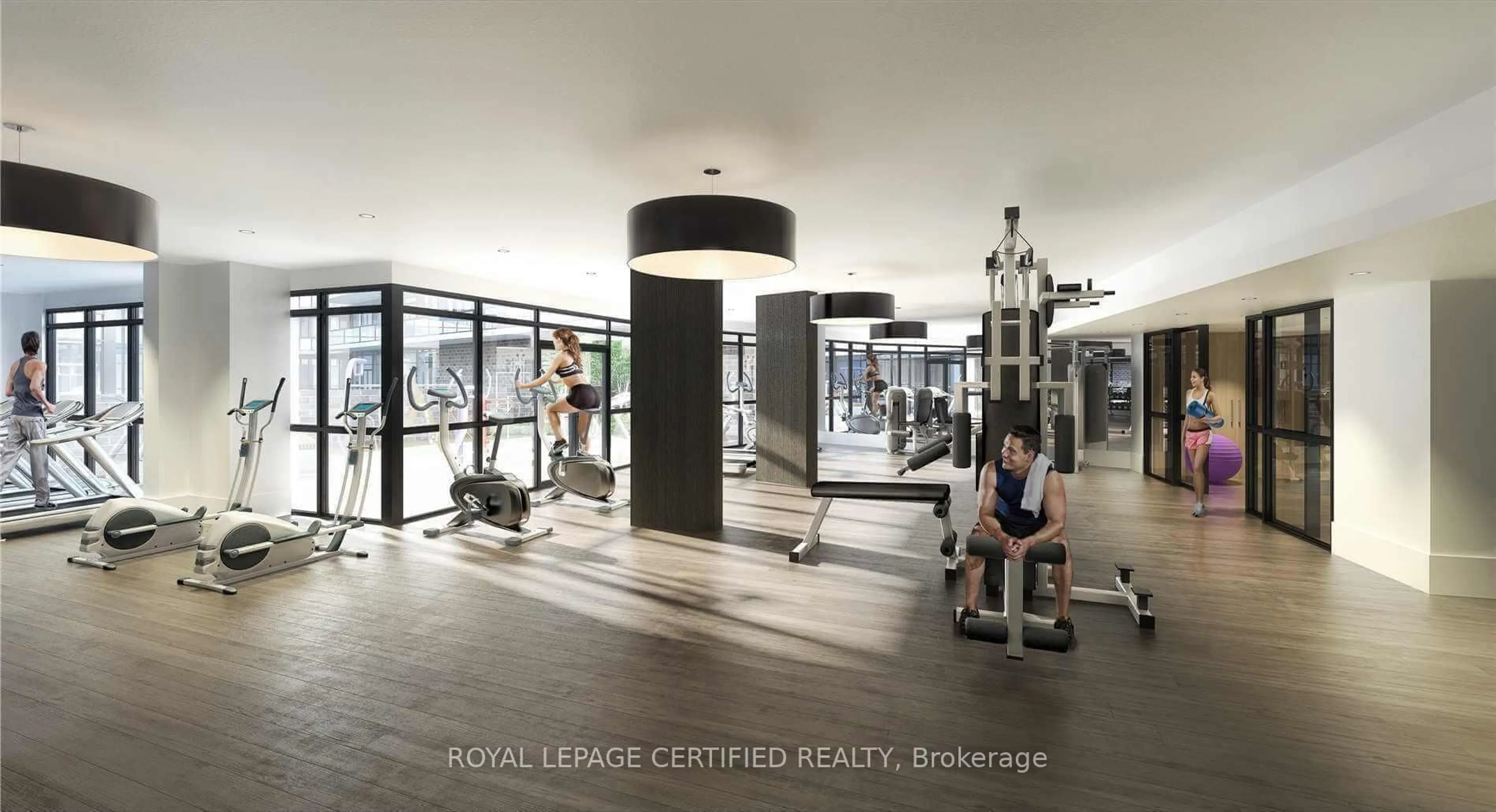 Gym or fitness room for 38 Iannuzzi St #502, Toronto Ontario M5V 0S2