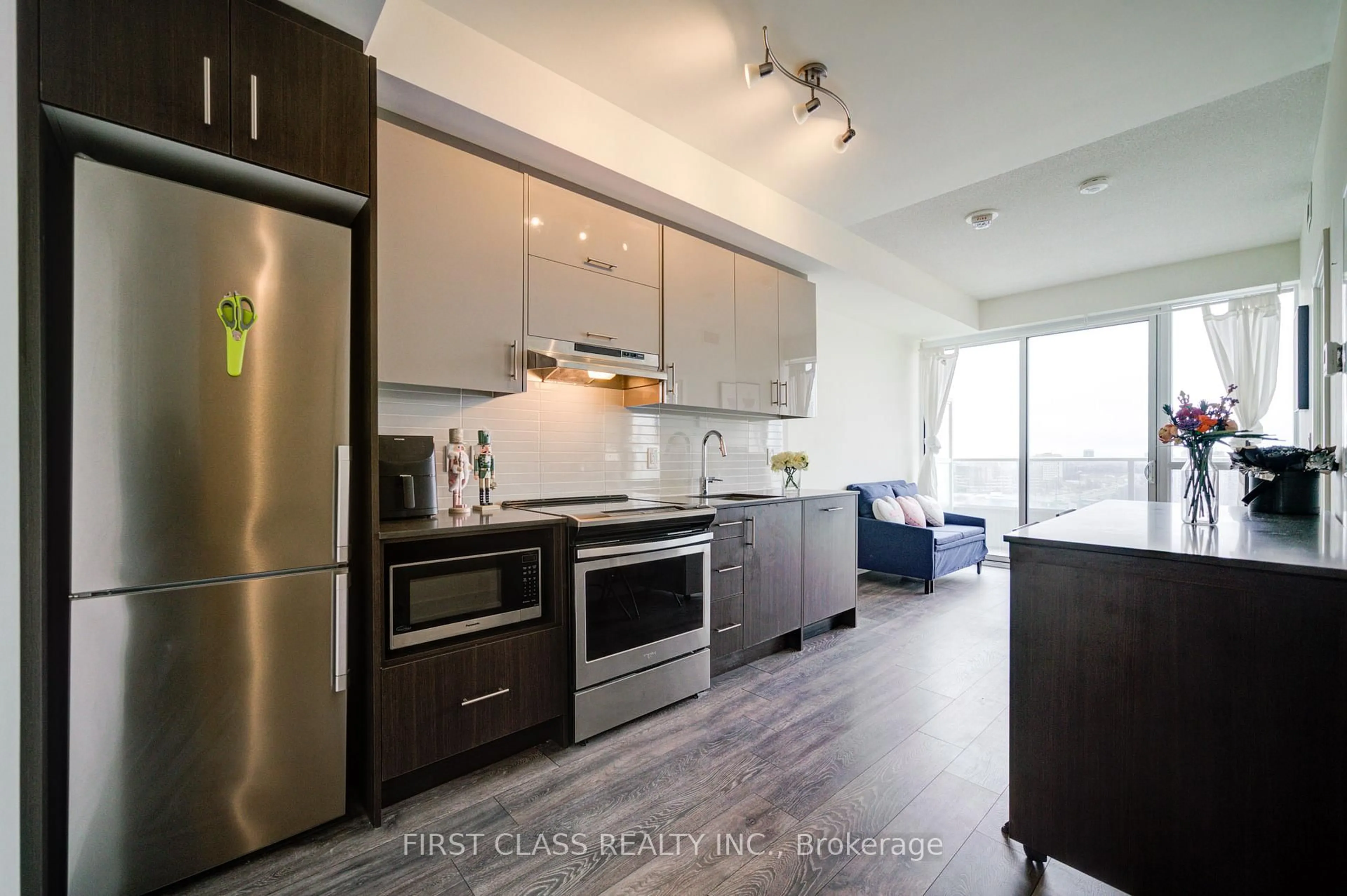 Open concept kitchen, unknown for 180 Fairview Mall Dr #1601, Toronto Ontario M2J 0G4