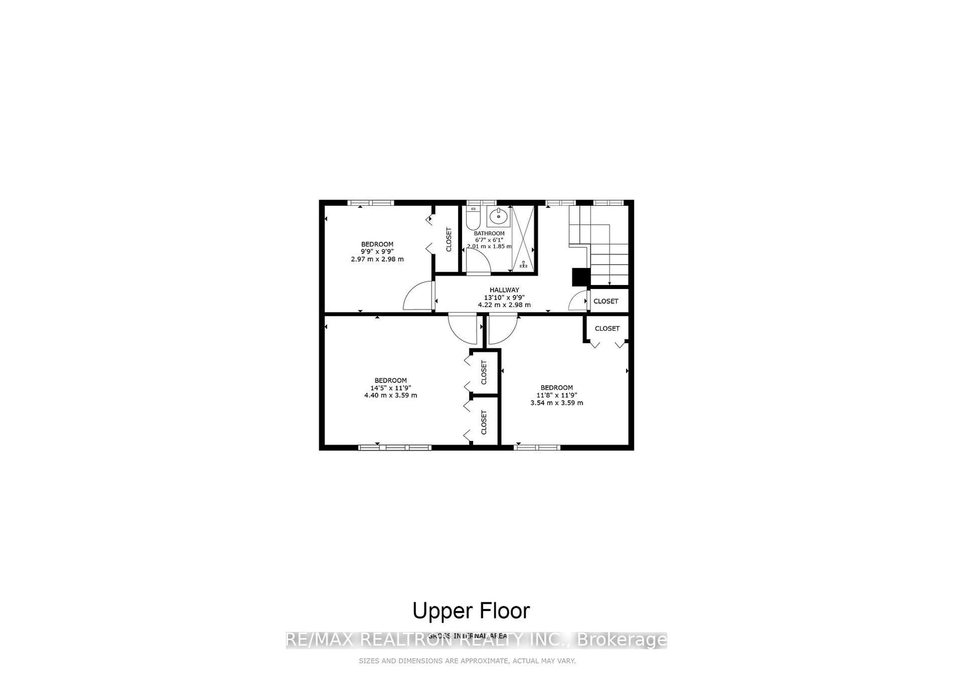 Floor plan for 206 Burndale Ave, Toronto Ontario M2N 1T3