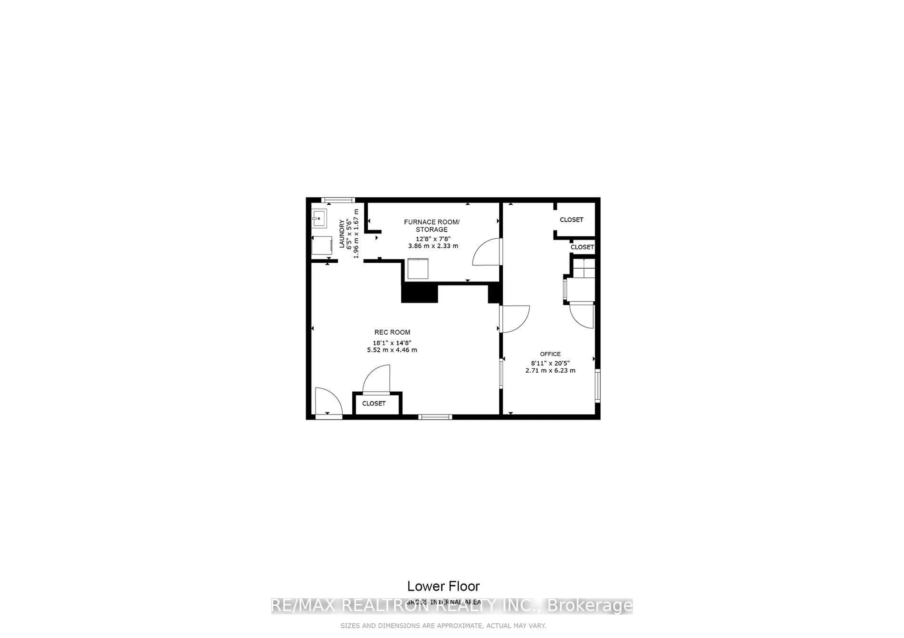 Floor plan for 206 Burndale Ave, Toronto Ontario M2N 1T3