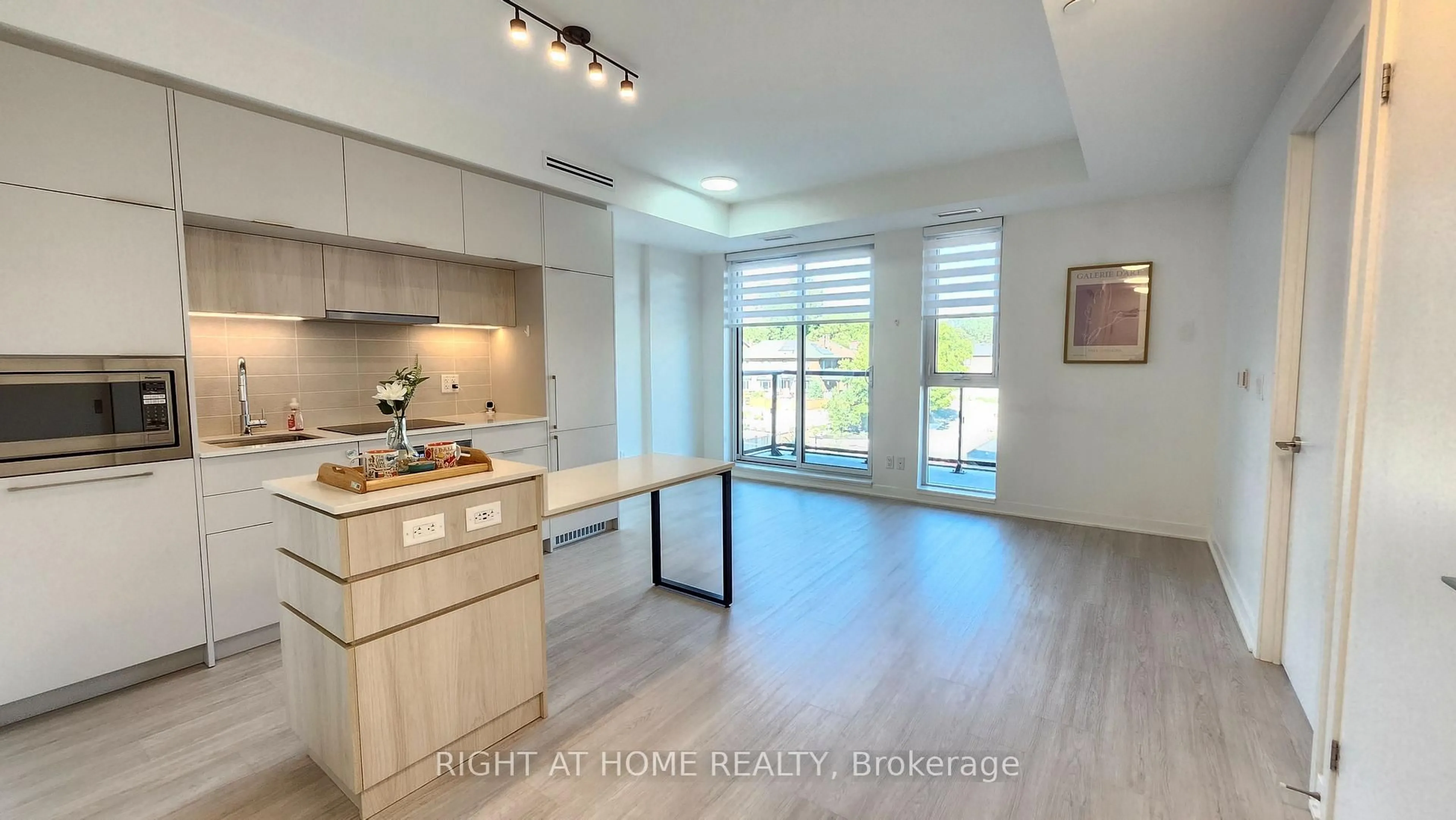 Open concept kitchen, unknown for 185 Alberta Ave #406, Toronto Ontario M6C 0A5