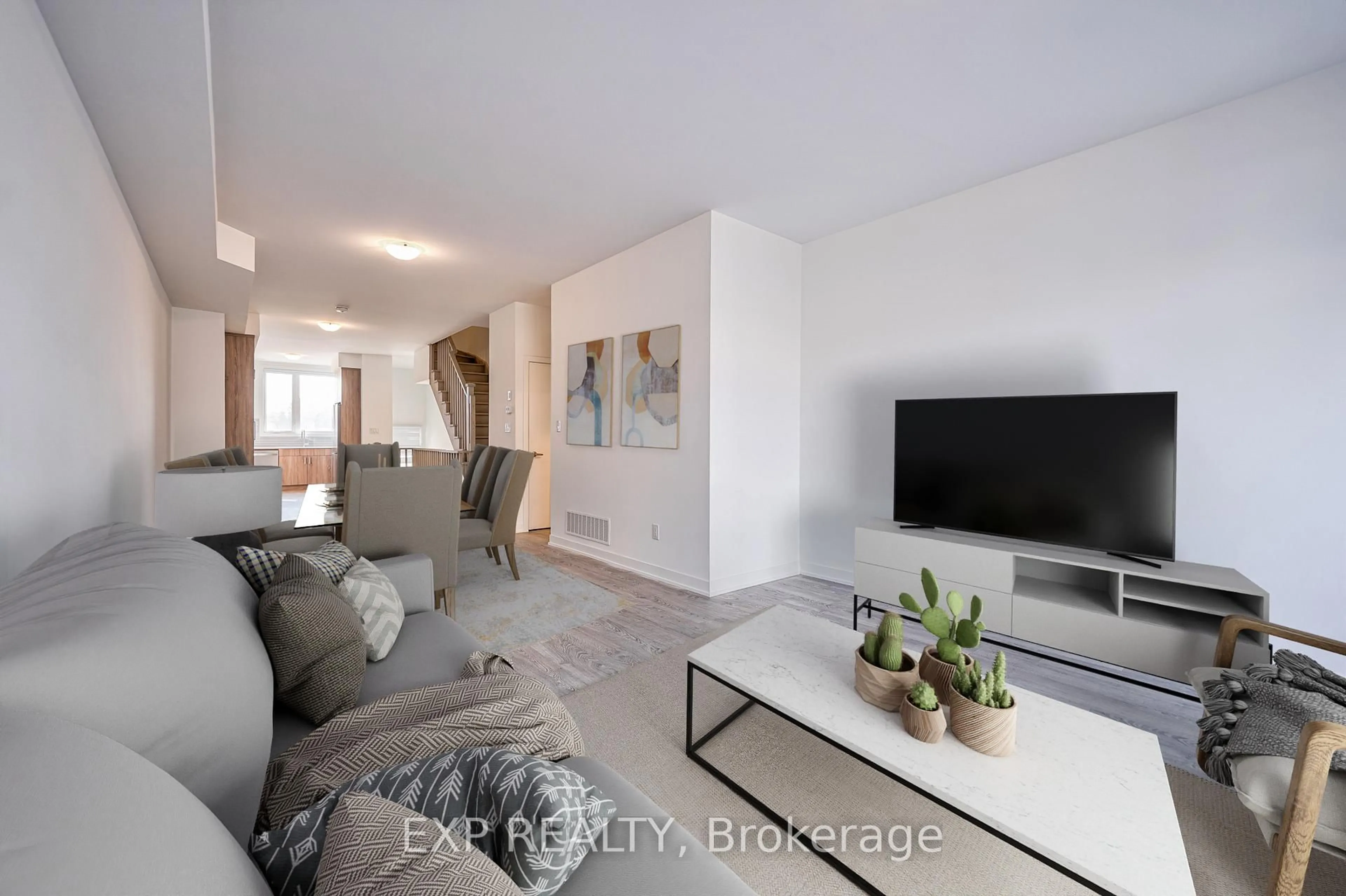 Living room with furniture, unknown for 58 Hooyo Terr, Toronto Ontario M6A 0G1