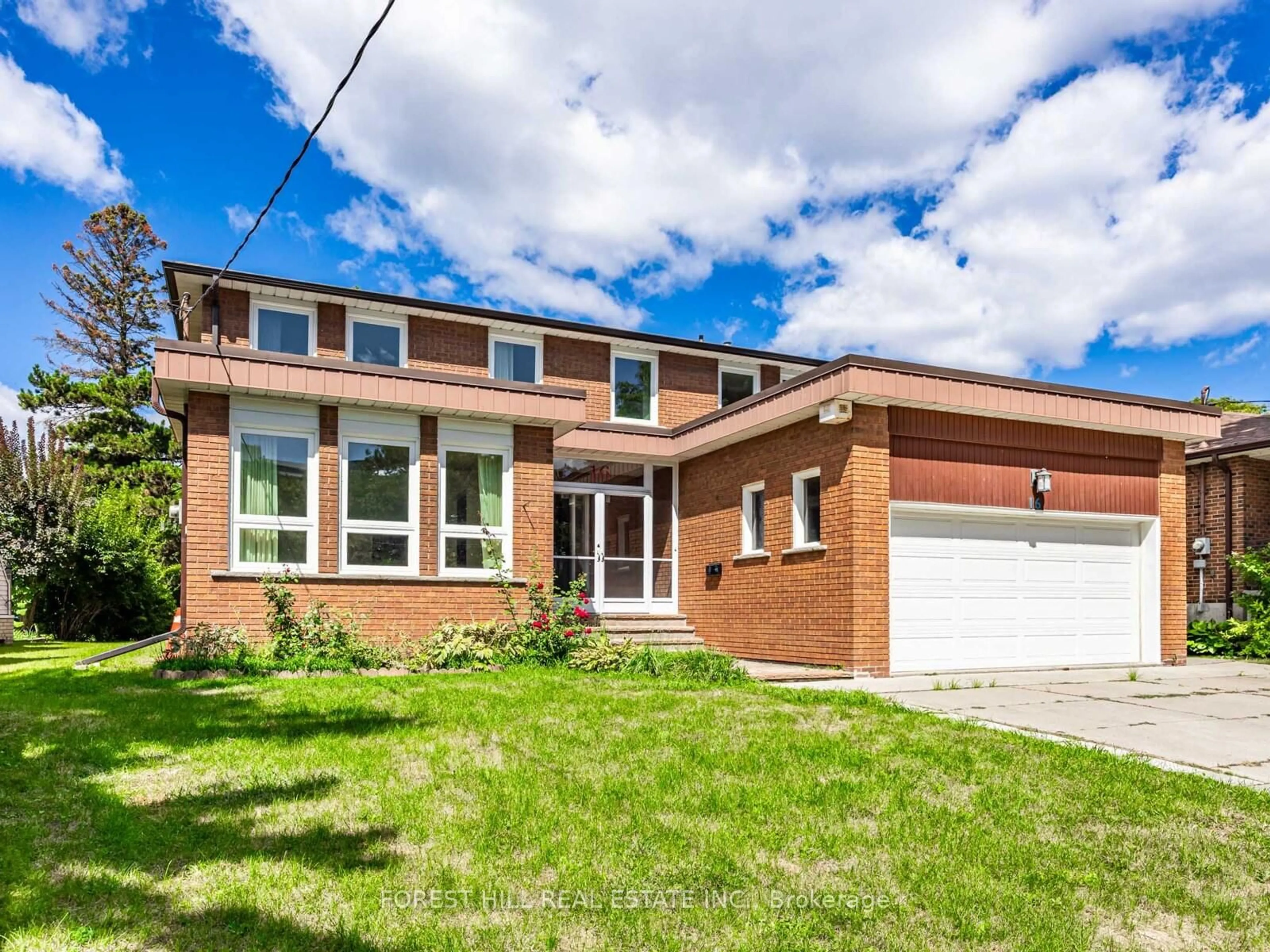Home with brick exterior material, street for 16 Clayland Dr, Toronto Ontario M3A 2A4
