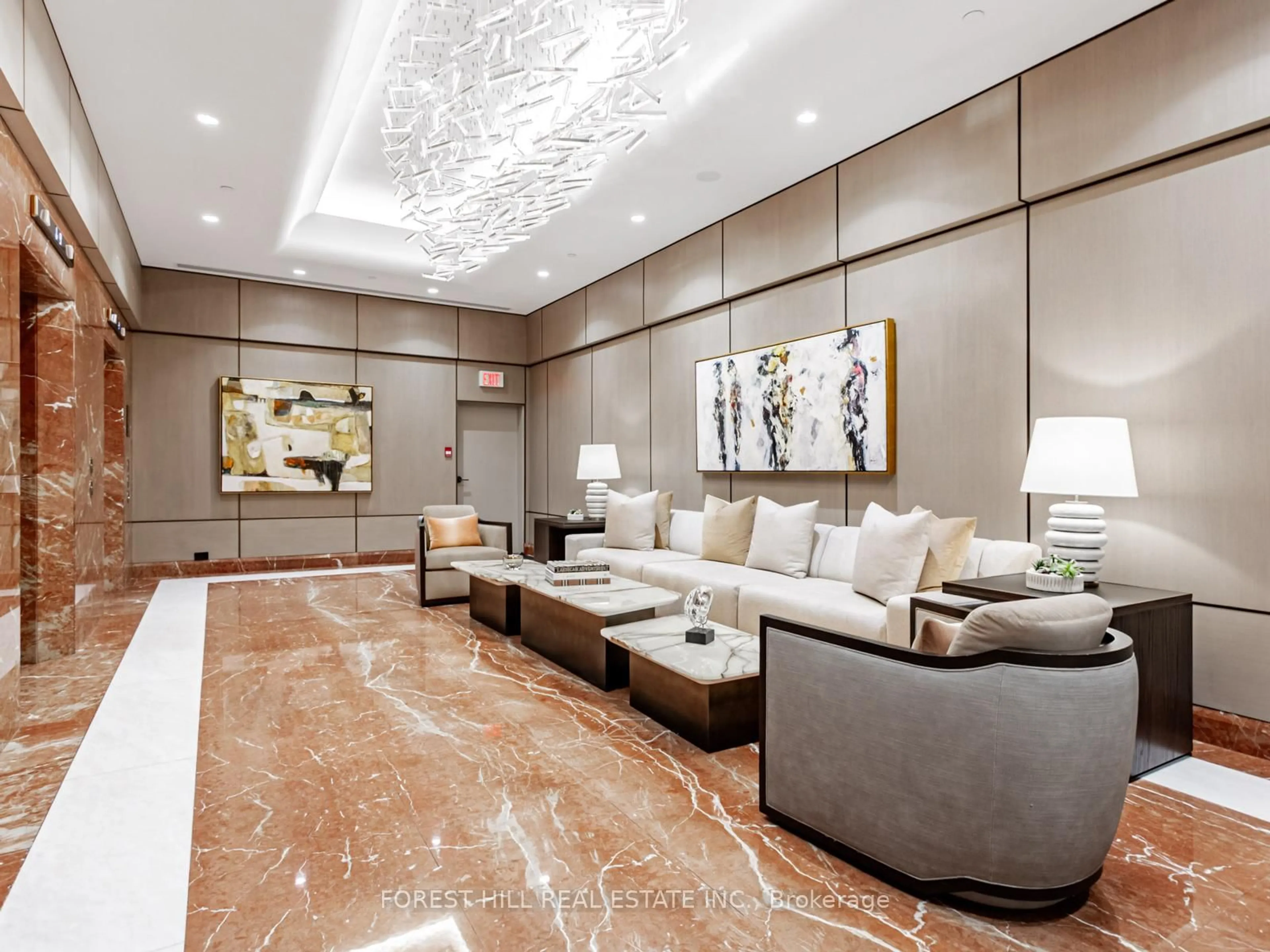 Lobby for 175 Cumberland St #1810/1809, Toronto Ontario M5R 3M9