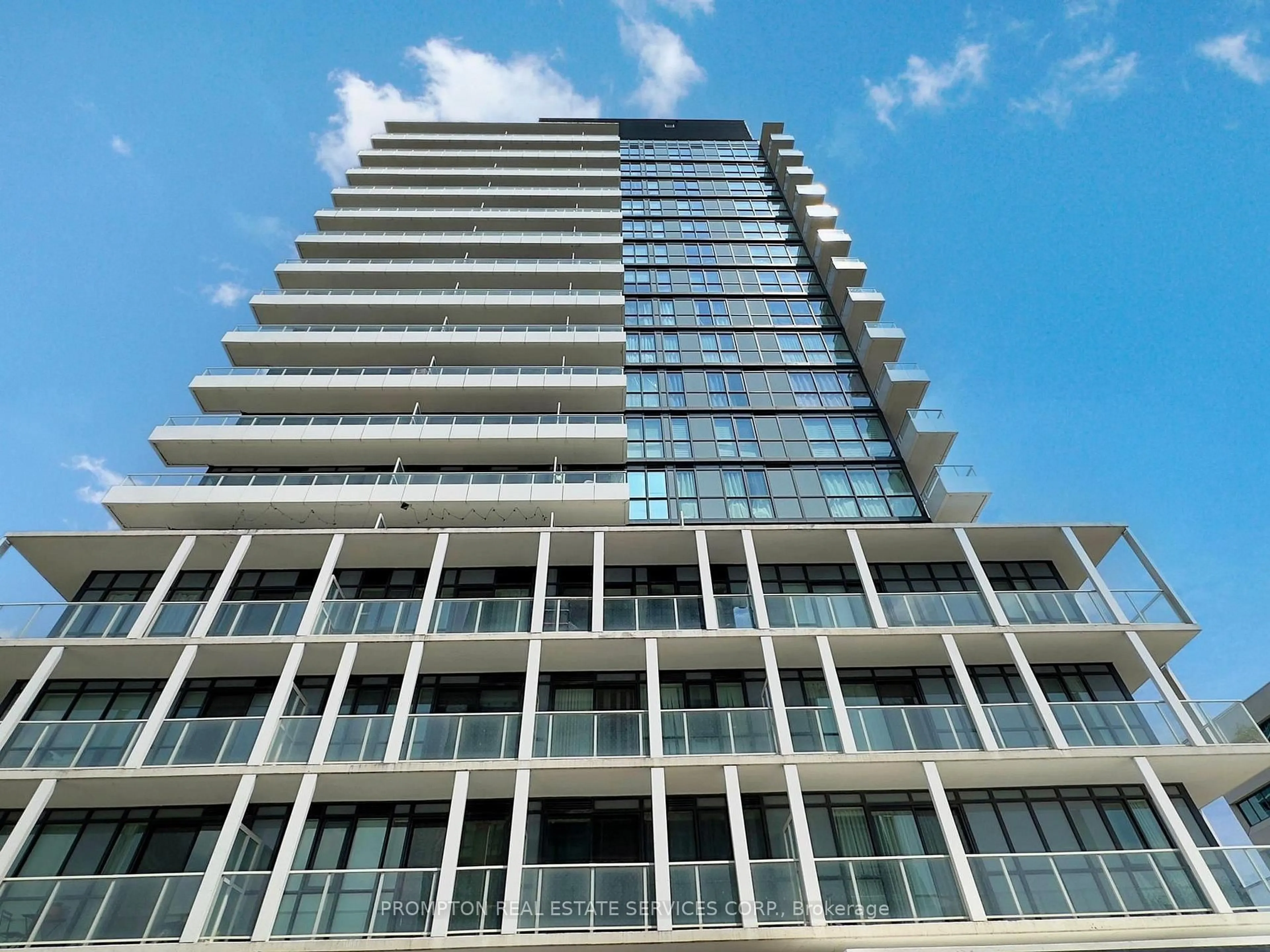 Balcony in the apartment, building for 180 Fairview Mall Dr #603, Toronto Ontario M2J 0G4