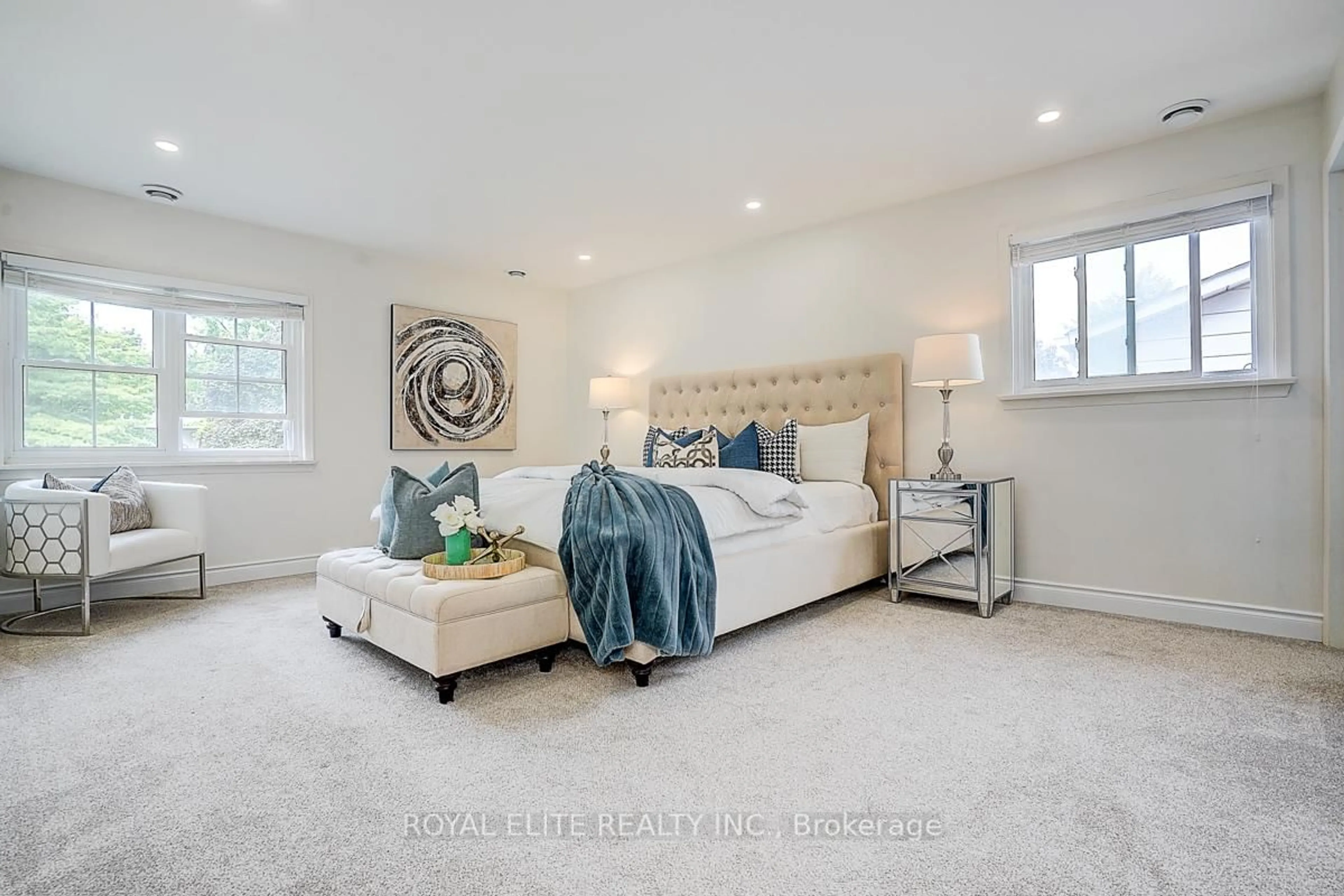 Bedroom with bed, unknown for 11 Abbeywood Tr, Toronto Ontario M3B 3B4