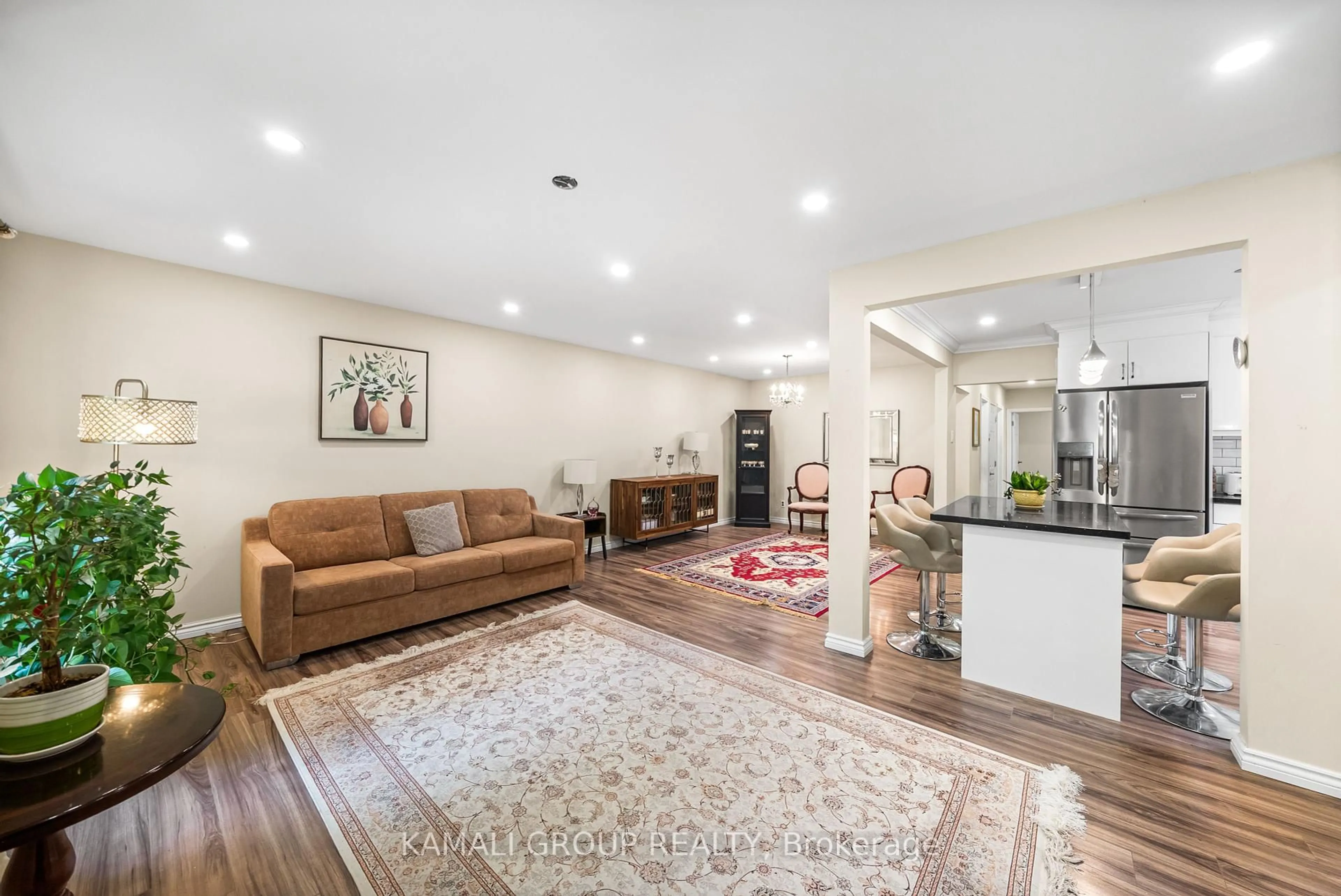 Living room with furniture, unknown for 16 Elise Terr, Toronto Ontario M2R 2X1