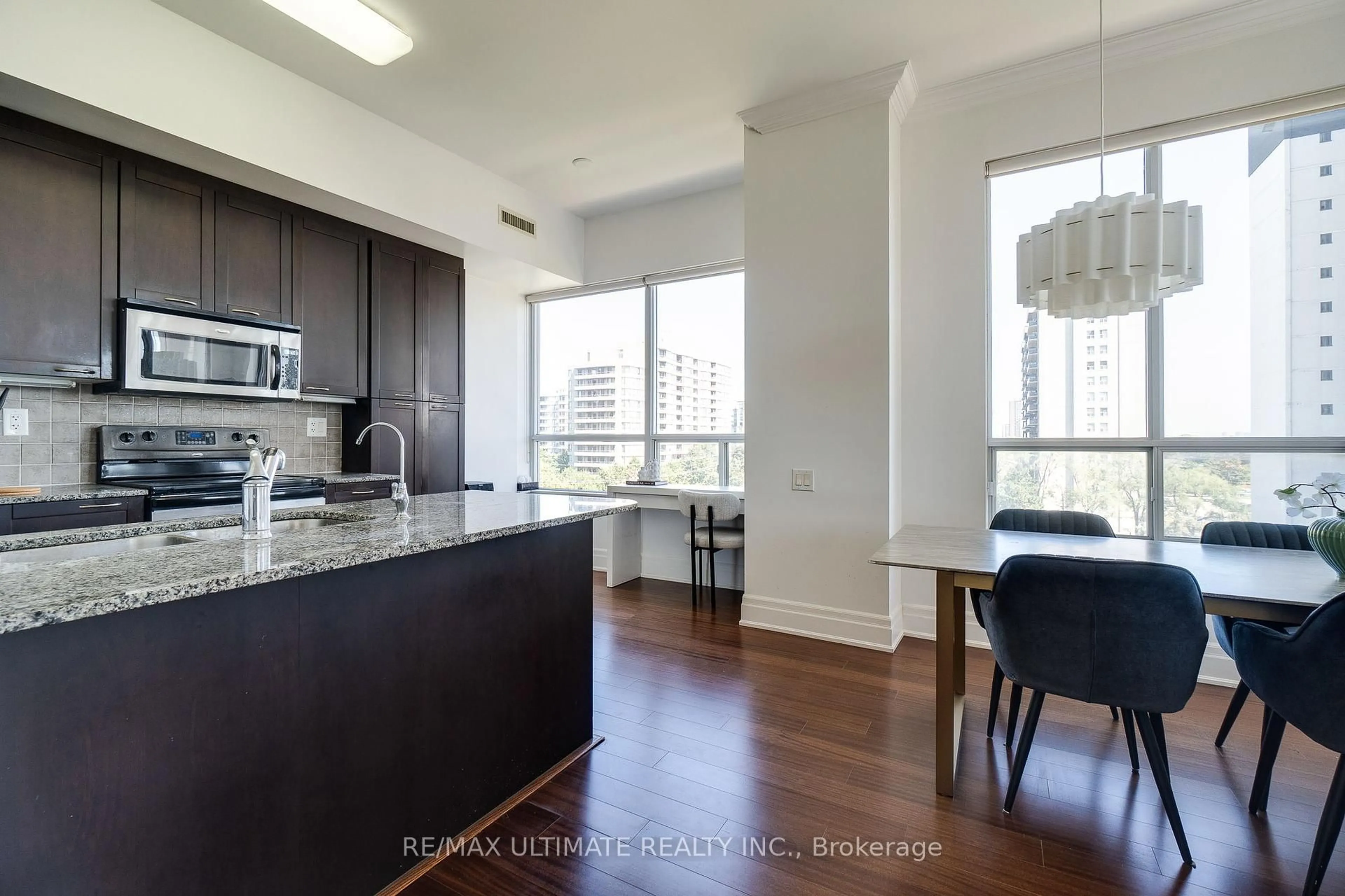 Open concept kitchen, unknown for 777 STEELES Ave #LPH9, Toronto Ontario M2R 3Y4
