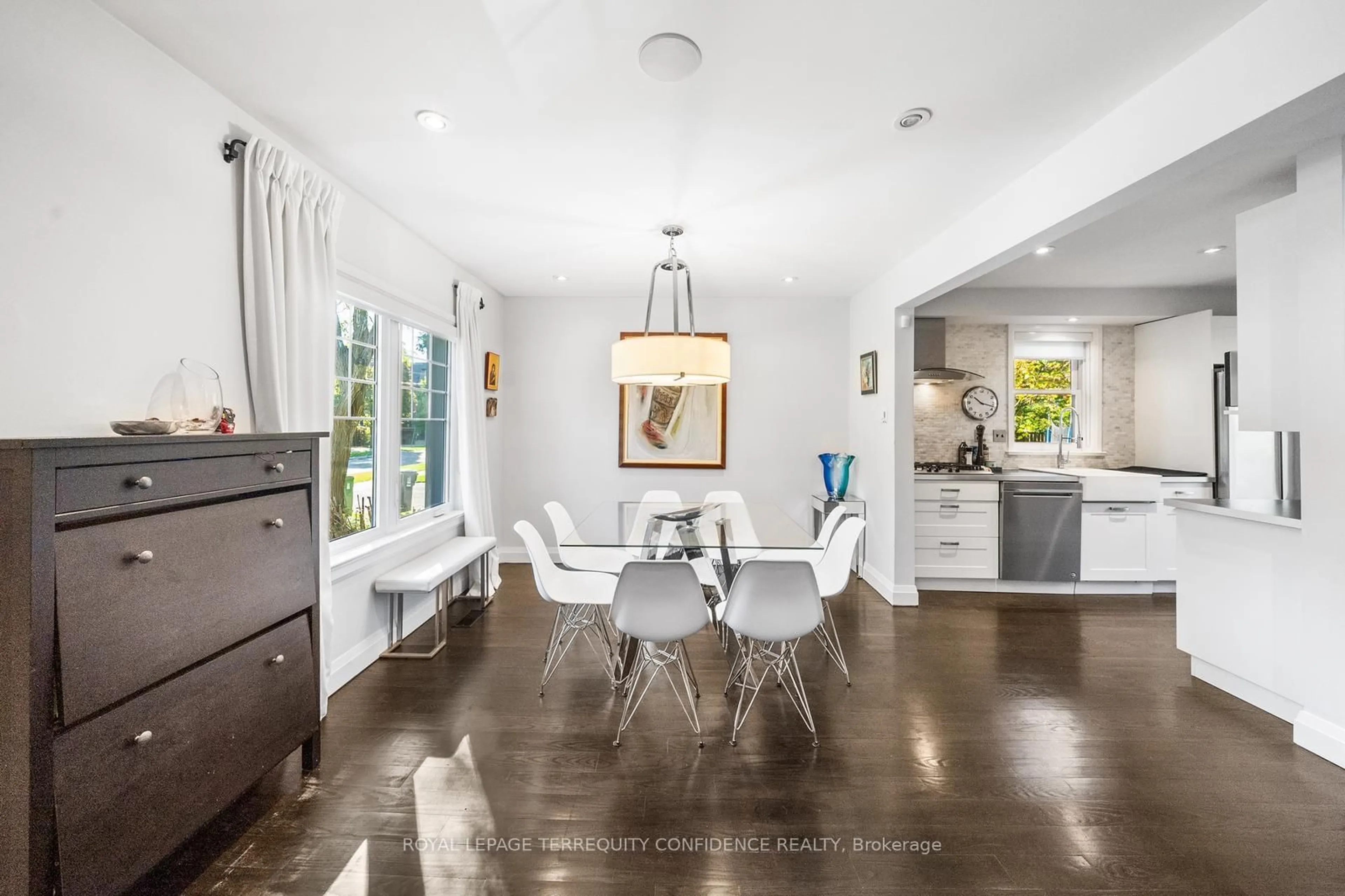 Open concept kitchen, unknown for 45 Glenborough Park Cres, Toronto Ontario M2R 2G4