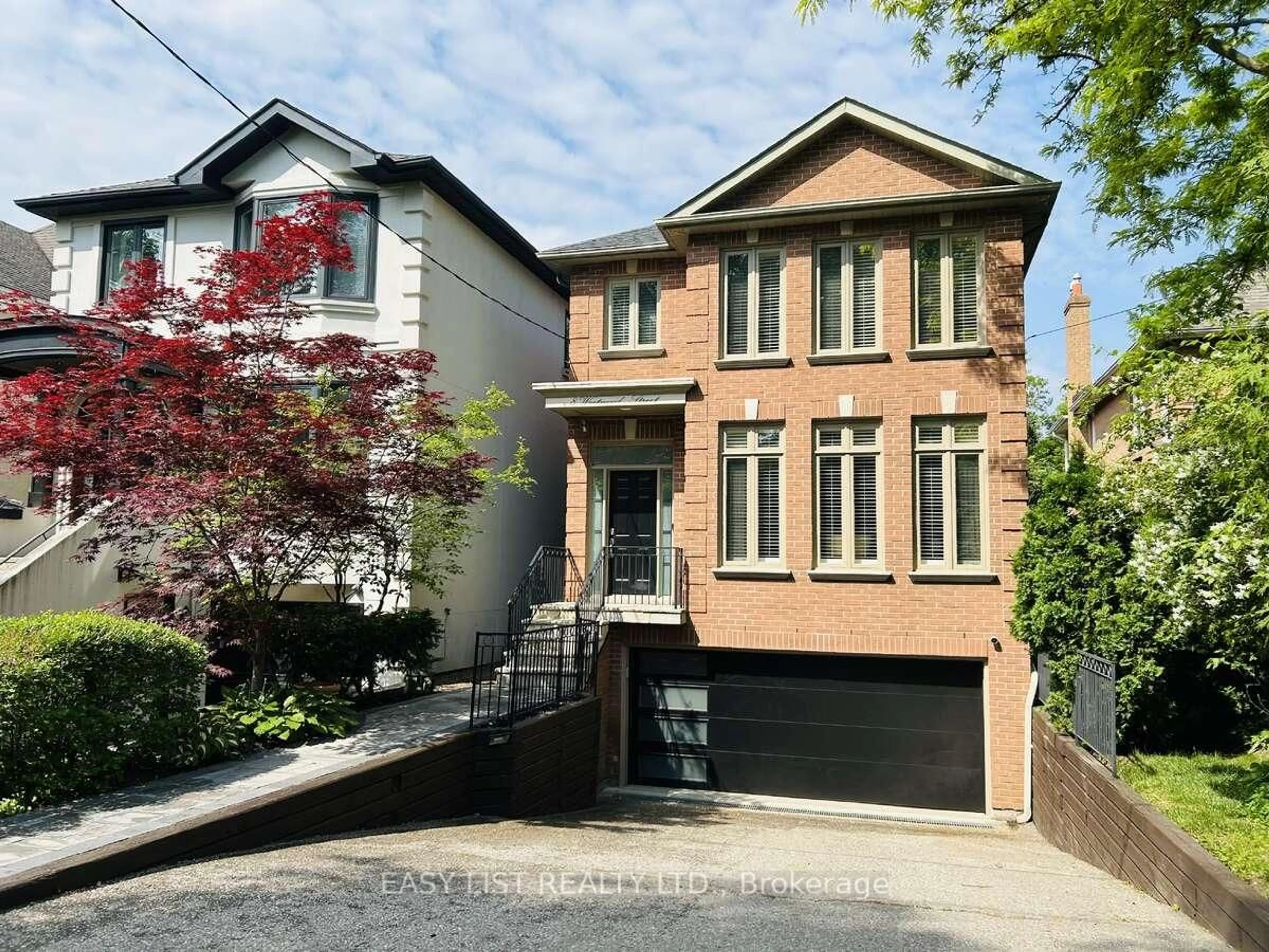 Home with brick exterior material, street for 8 Weetwood St, Toronto Ontario M5M 4C8