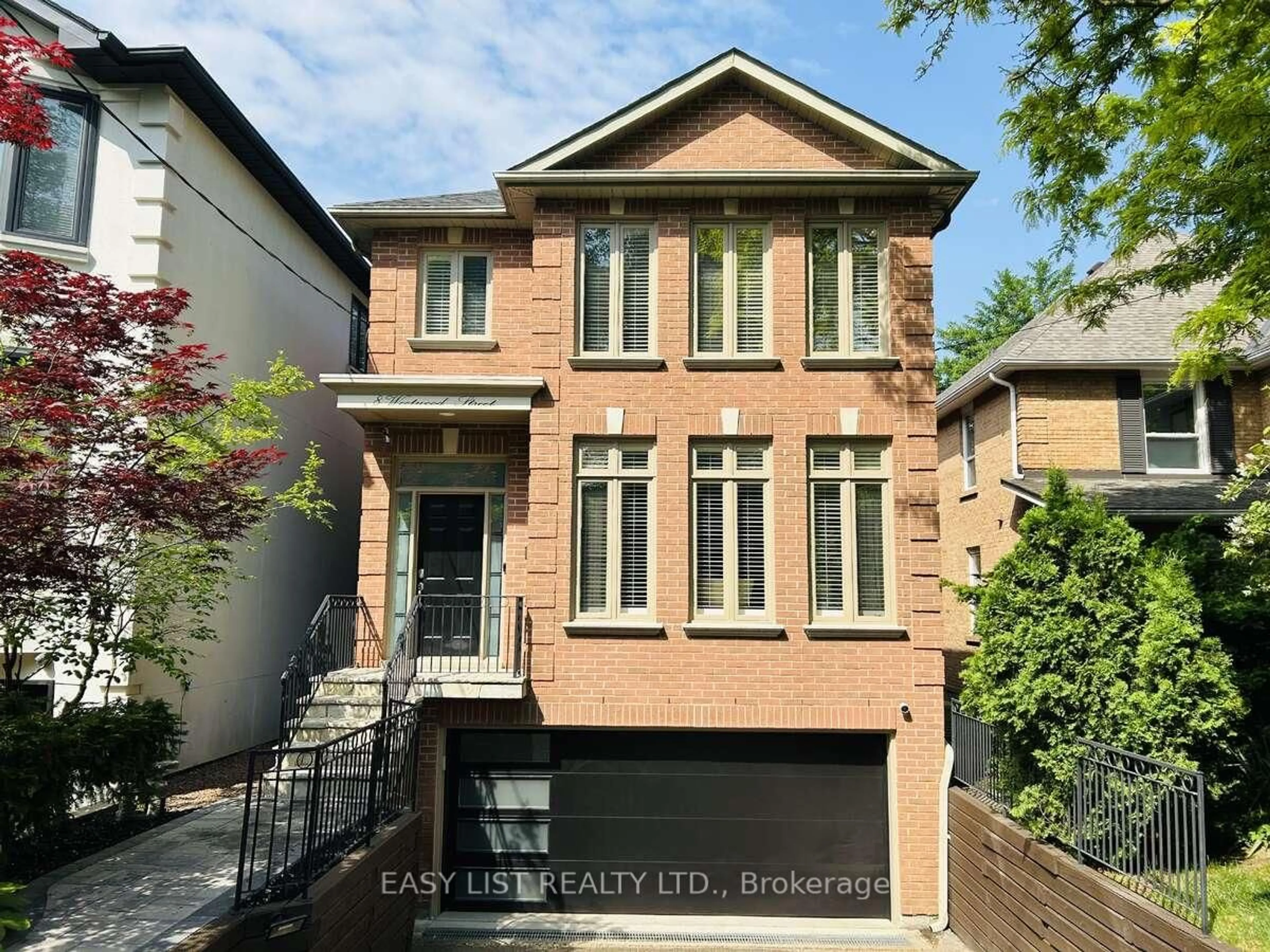 Home with brick exterior material, street for 8 Weetwood St, Toronto Ontario M5M 4C8