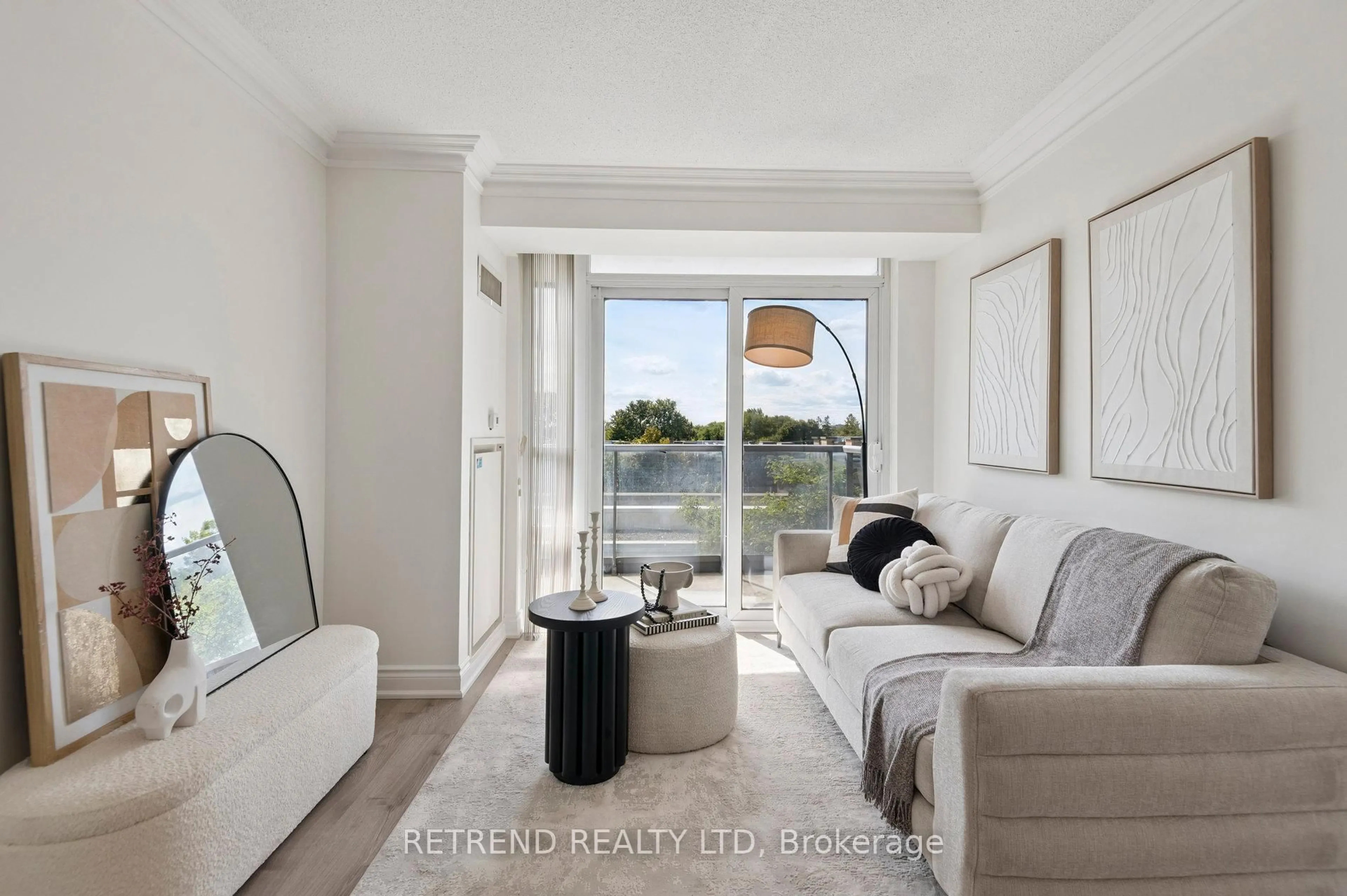 Living room with furniture, unknown for 15 Greenview Ave #411, Toronto Ontario M2M 4M7