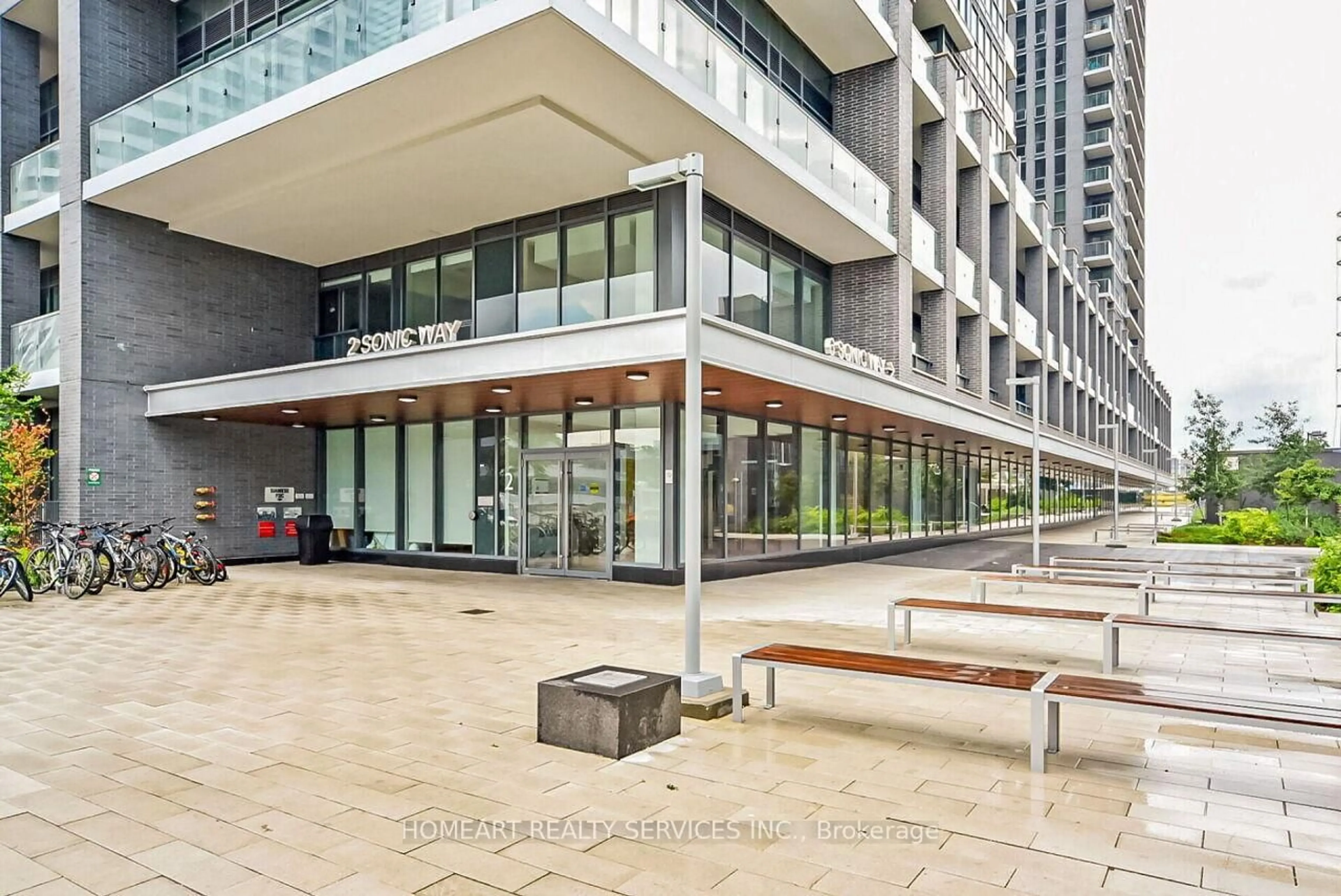 Indoor foyer for 2 Sonic Way #203, Toronto Ontario M3C 0P2