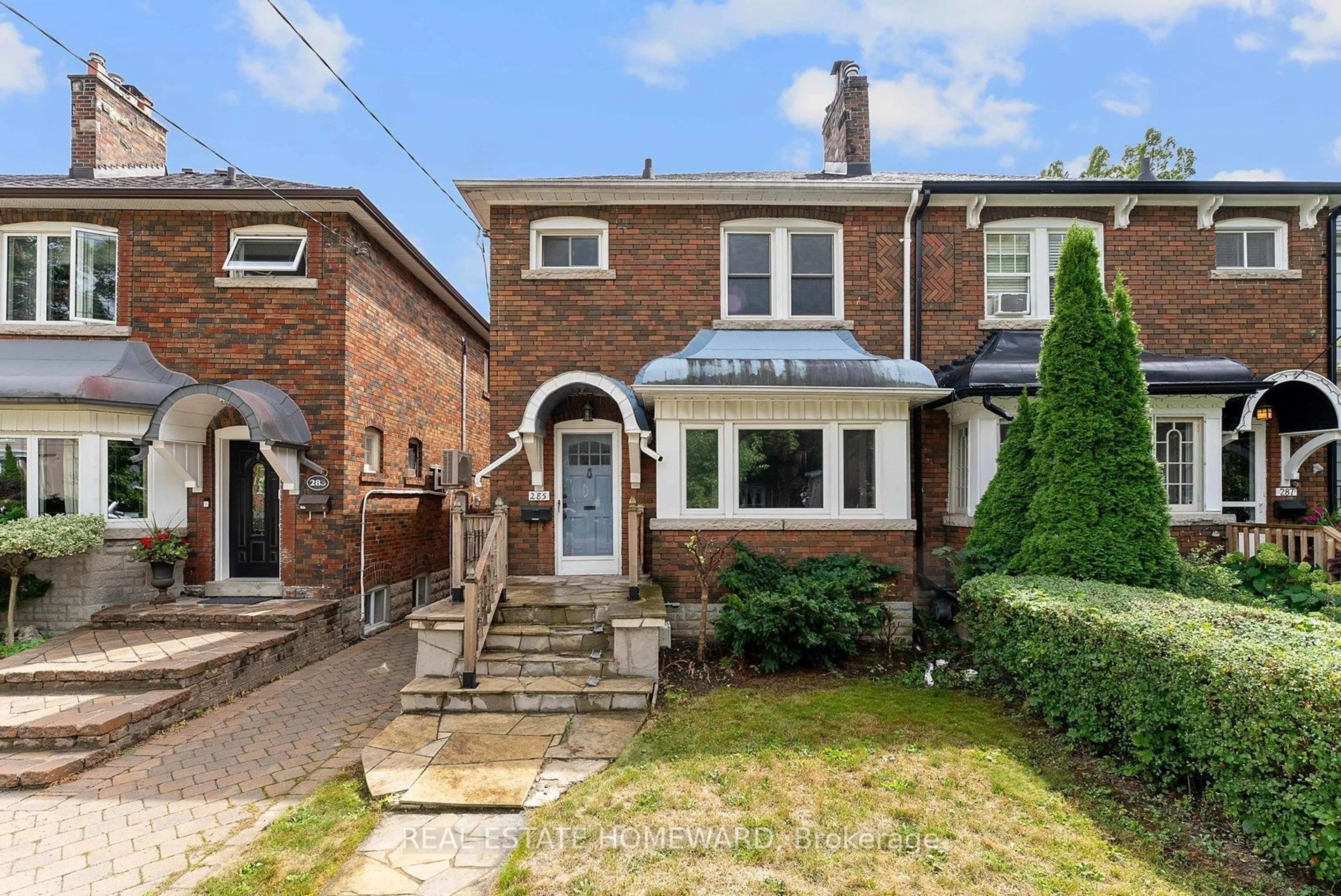 Home with brick exterior material, street for 285 St Germain Ave, Toronto Ontario M5M 1W4