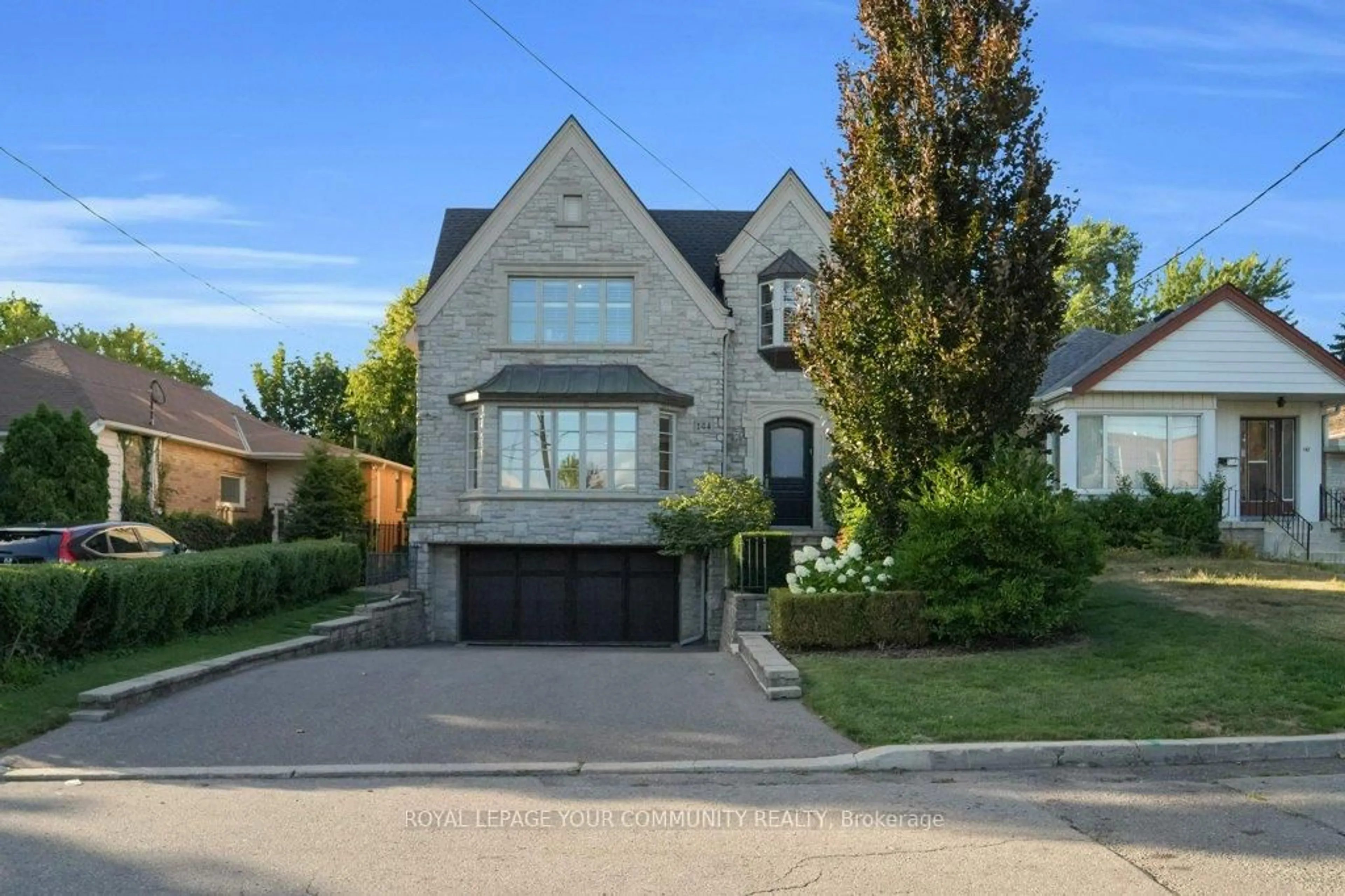Home with brick exterior material, street for 144 Haddington Ave, Toronto Ontario M5M 2P6