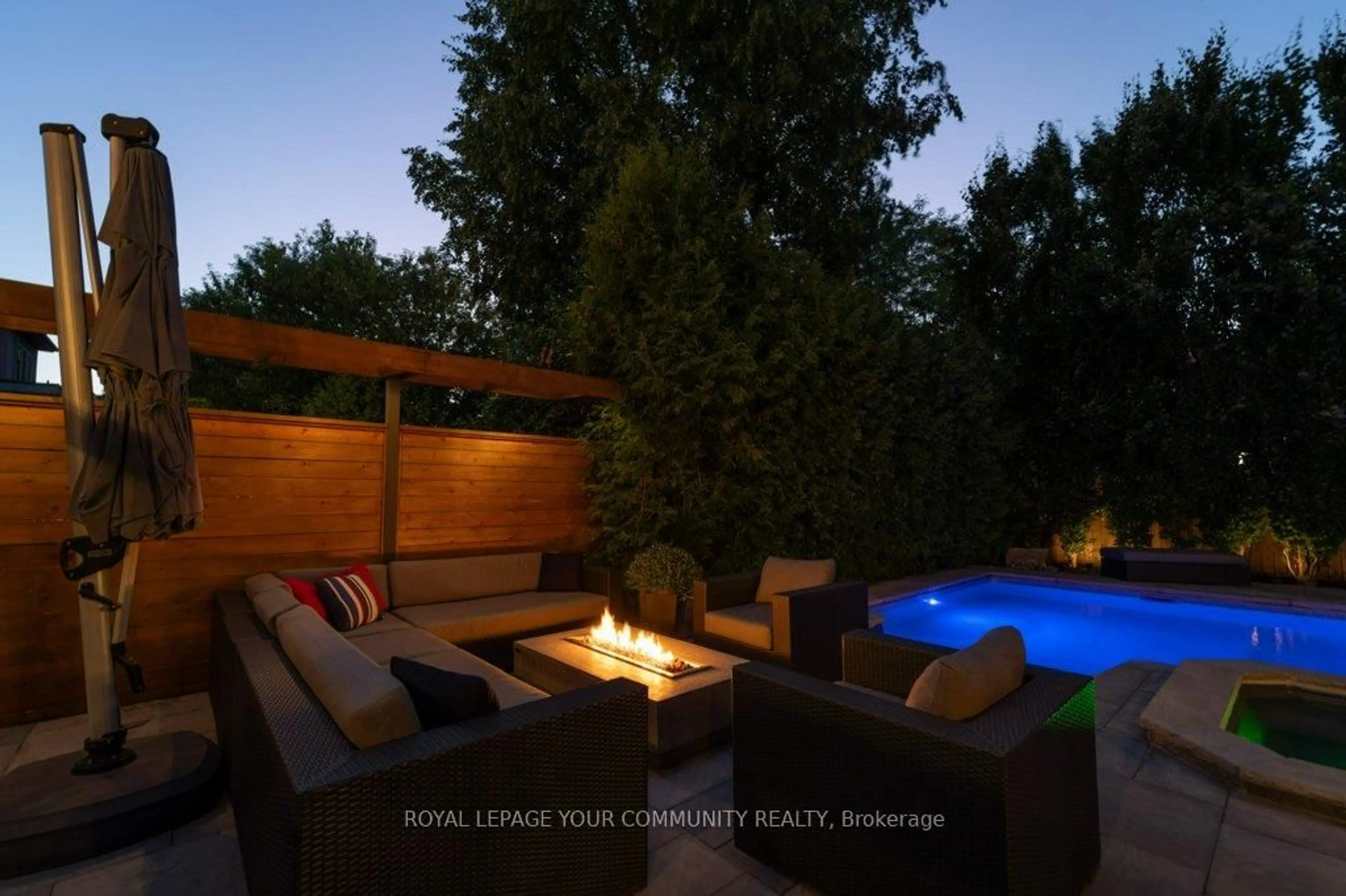 Patio, water/lake/river/ocean view for 144 Haddington Ave, Toronto Ontario M5M 2P6