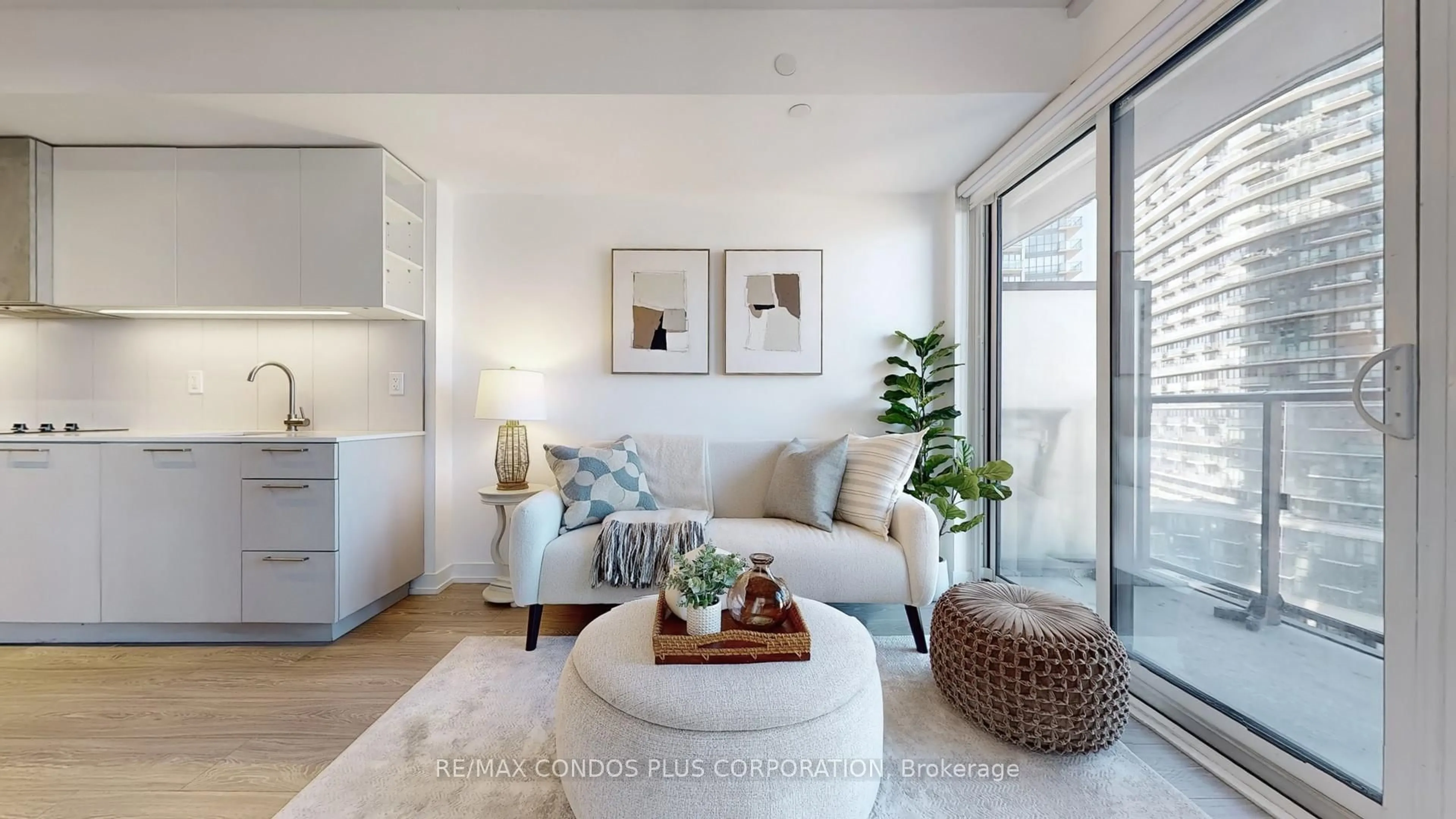 Living room with furniture, unknown for 19 Western Battery Rd #909, Toronto Ontario M6K 0E3