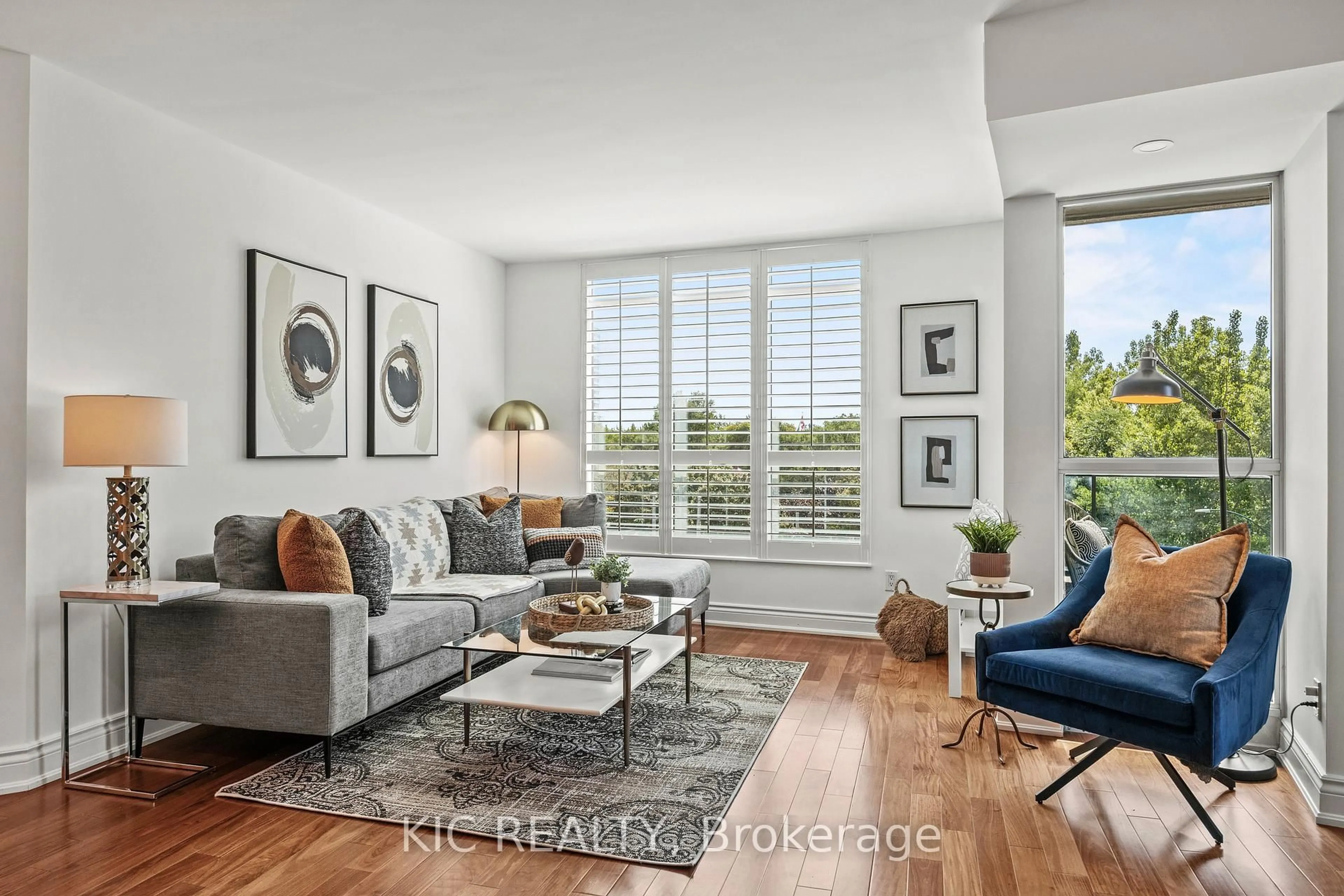 Living room with furniture, unknown for 219 Fort York Blvd #409, Toronto Ontario M5V 1B1