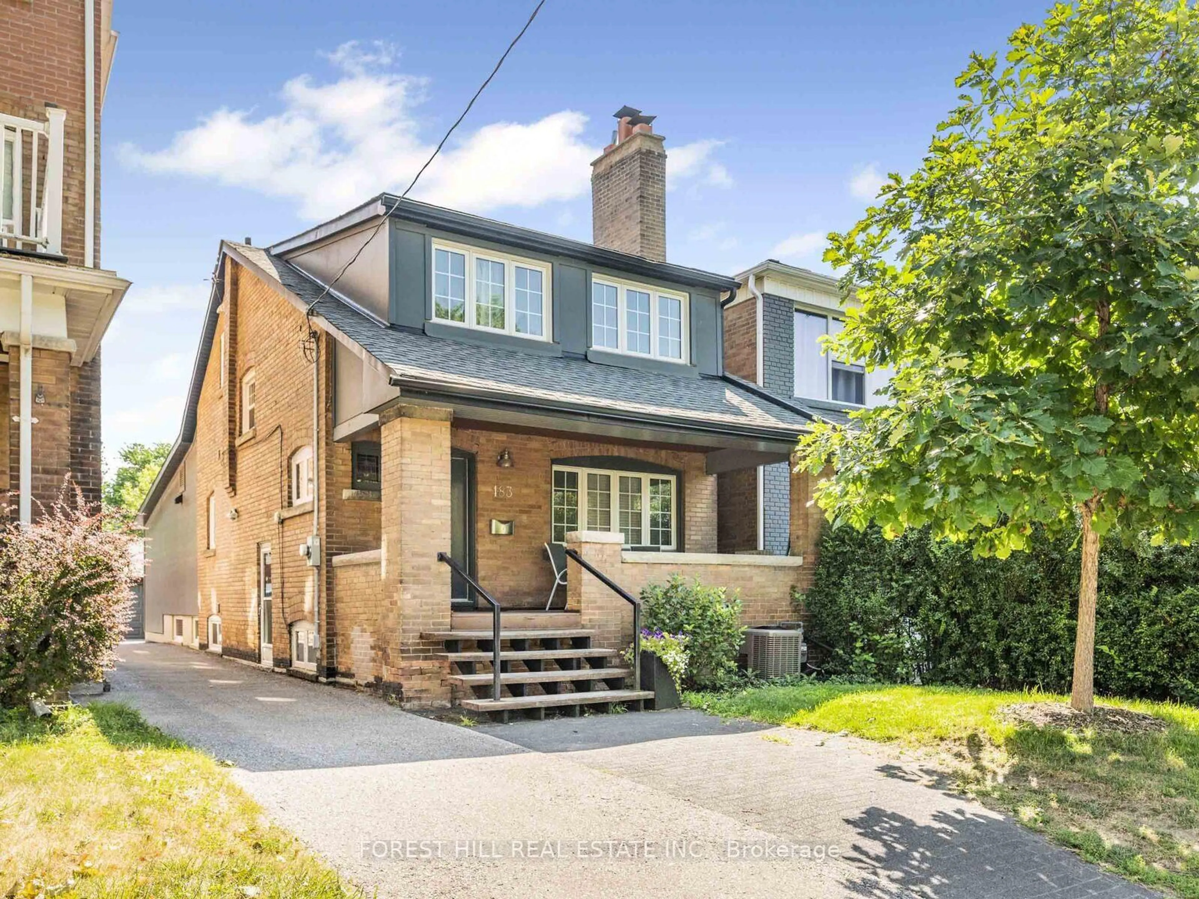 Home with brick exterior material, street for 183 Wychwood Ave, Toronto Ontario M6C 2T4