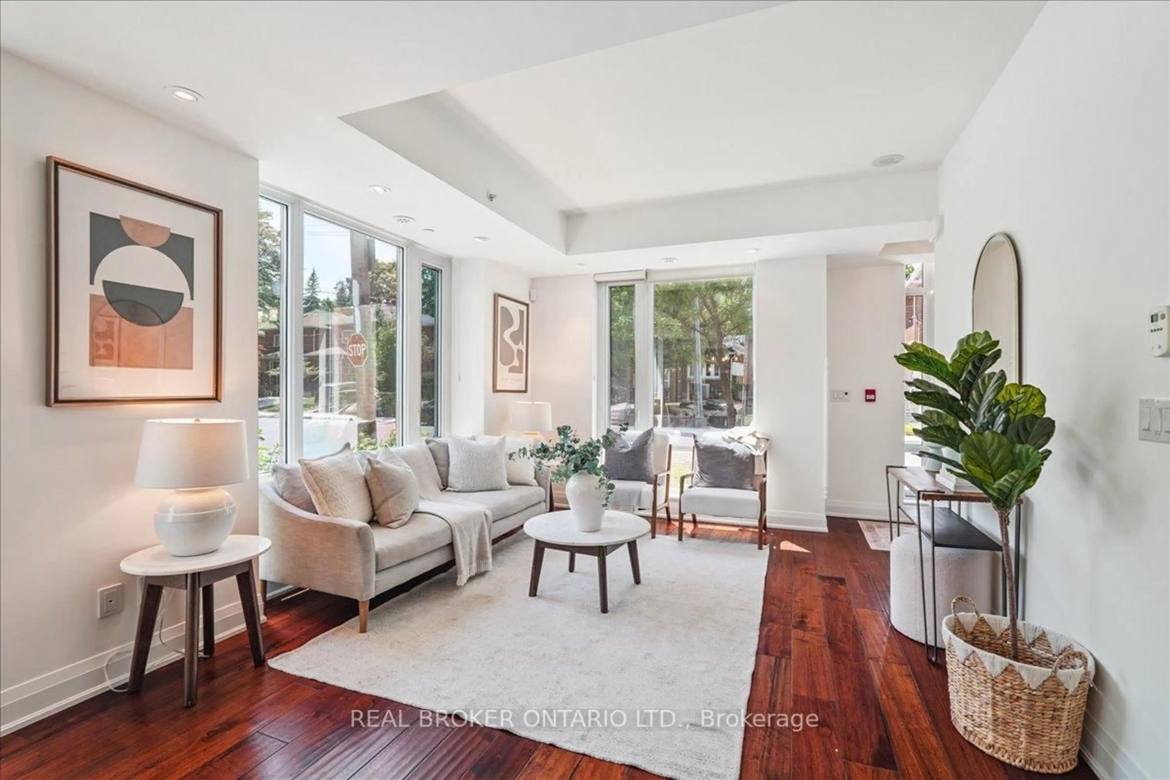 Living room with furniture, unknown for 191 Duplex Ave #105, Toronto Ontario M5P 2B1